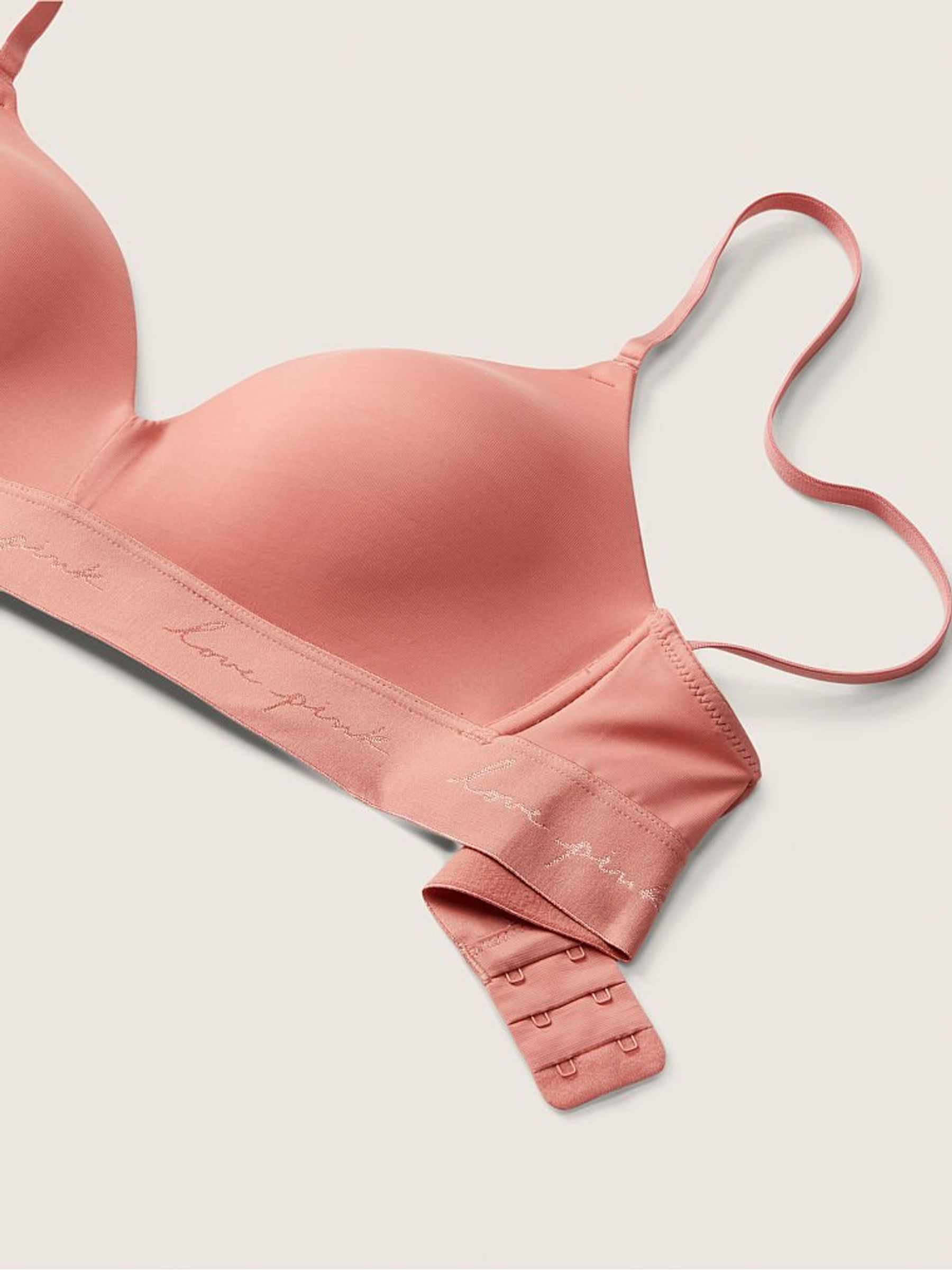 Pink French Rose Non Wired Lightly Lined Smooth T-Shirt Bra - Image 6 of 6