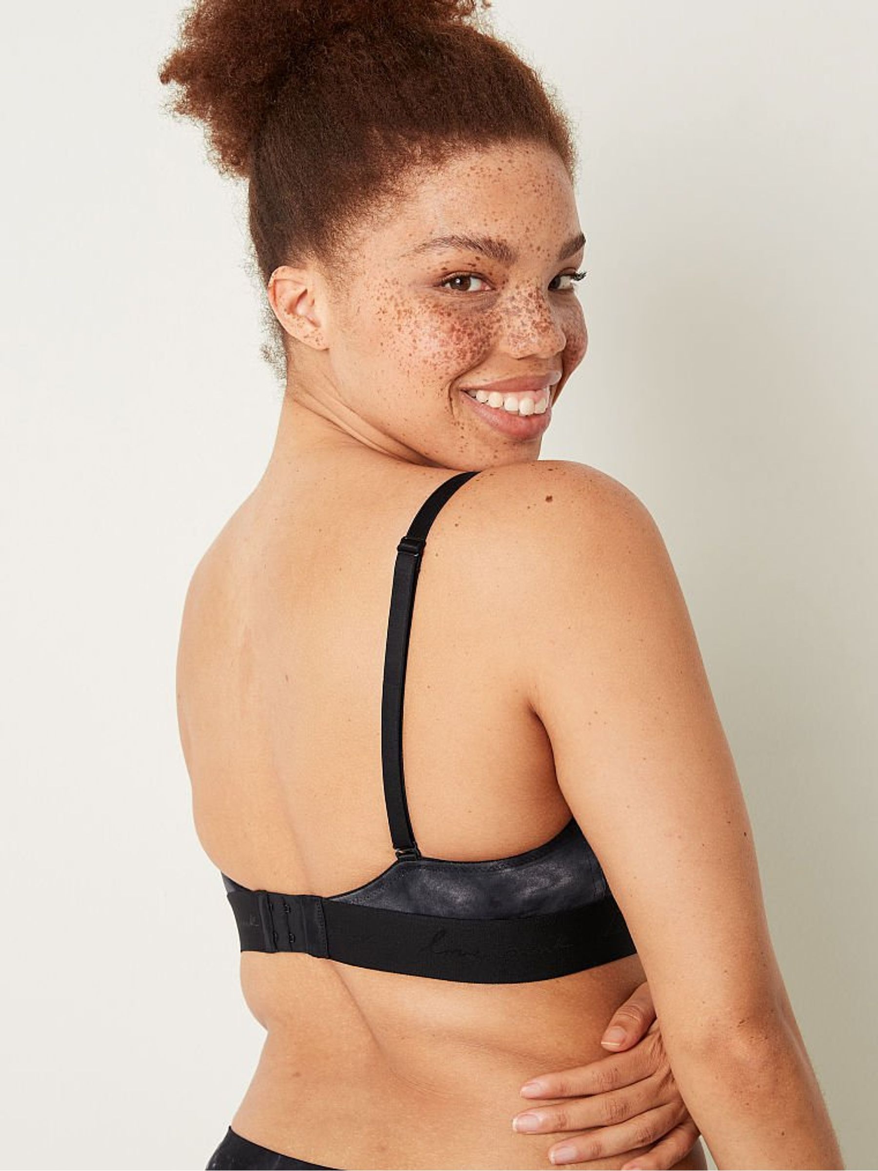 Tie Dye Grey Smooth Non Wired Push Up T-Shirt Bra - Image 2 of 5 Tie Dye Grey Smooth Non Wired Push Up T-Shirt Bra - Image 2 of 5