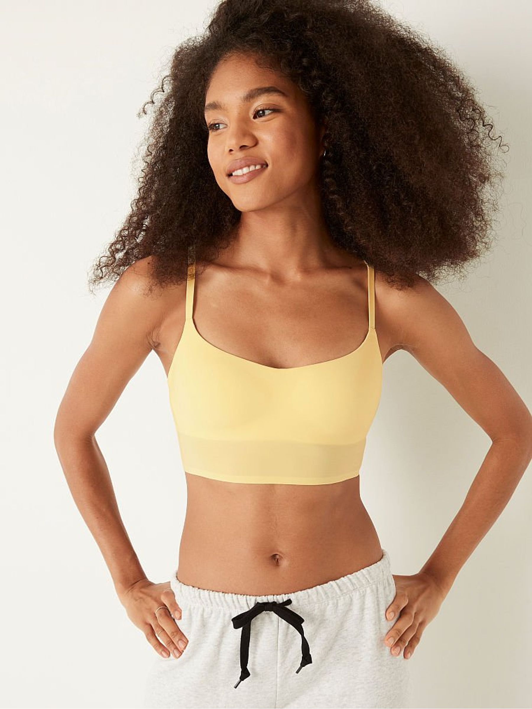 Subtle Yellow Smooth Lightly Lined Bralette - Image 1 of 4