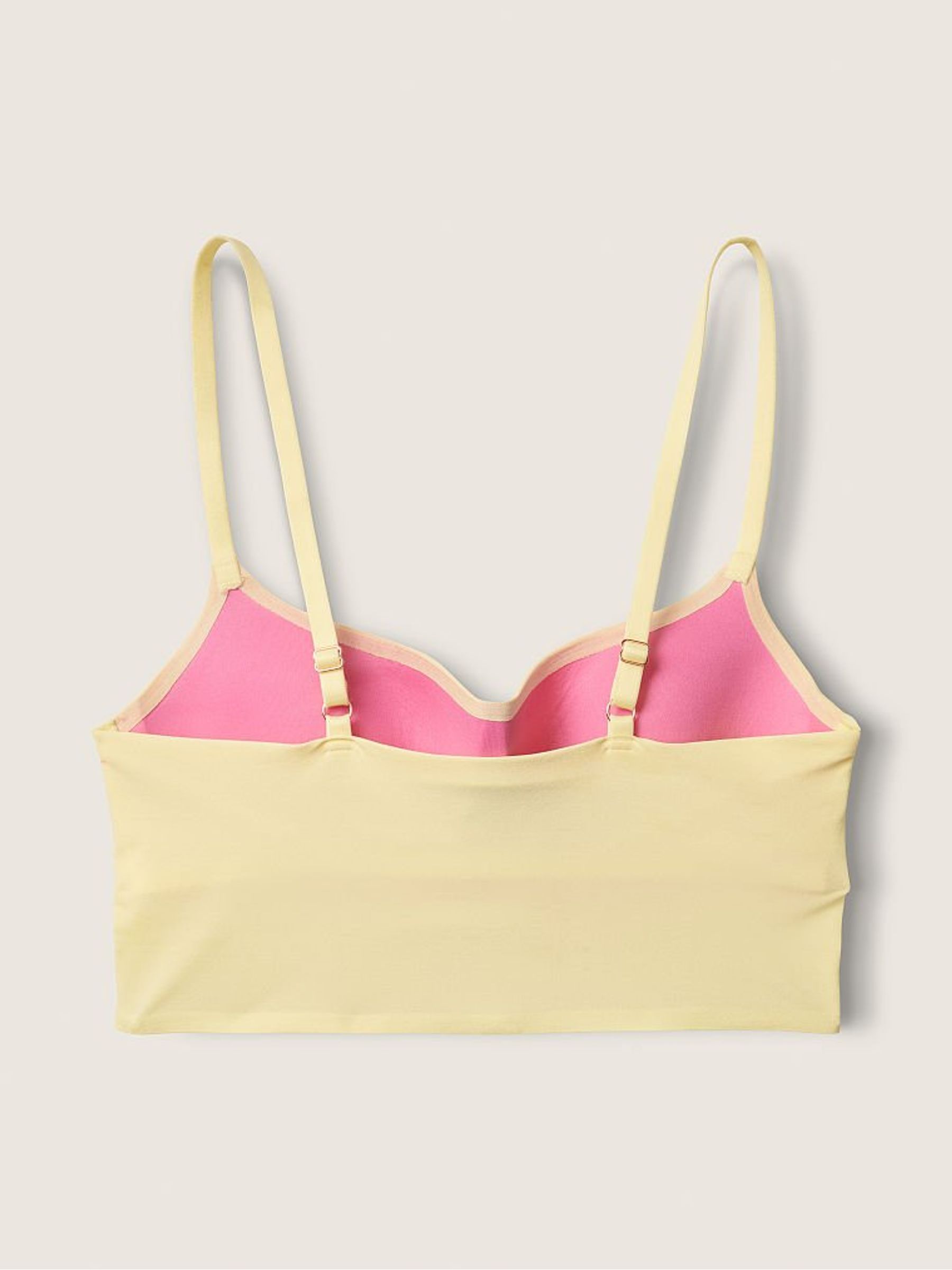 Subtle Yellow Smooth Lightly Lined Bralette - Image 4 of 4