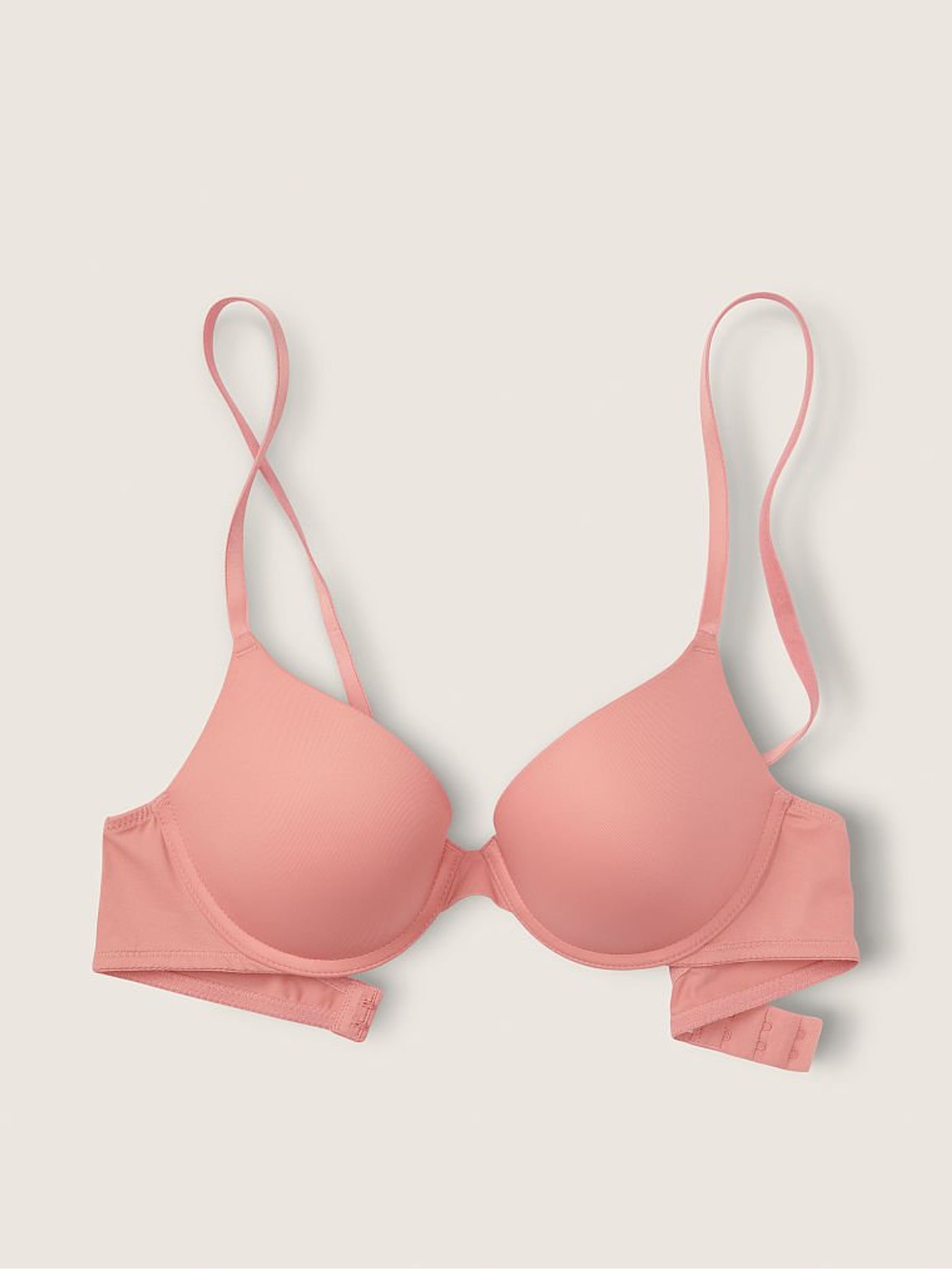 French Rose Pink Smooth Push Up Bra - Image 3 of 5