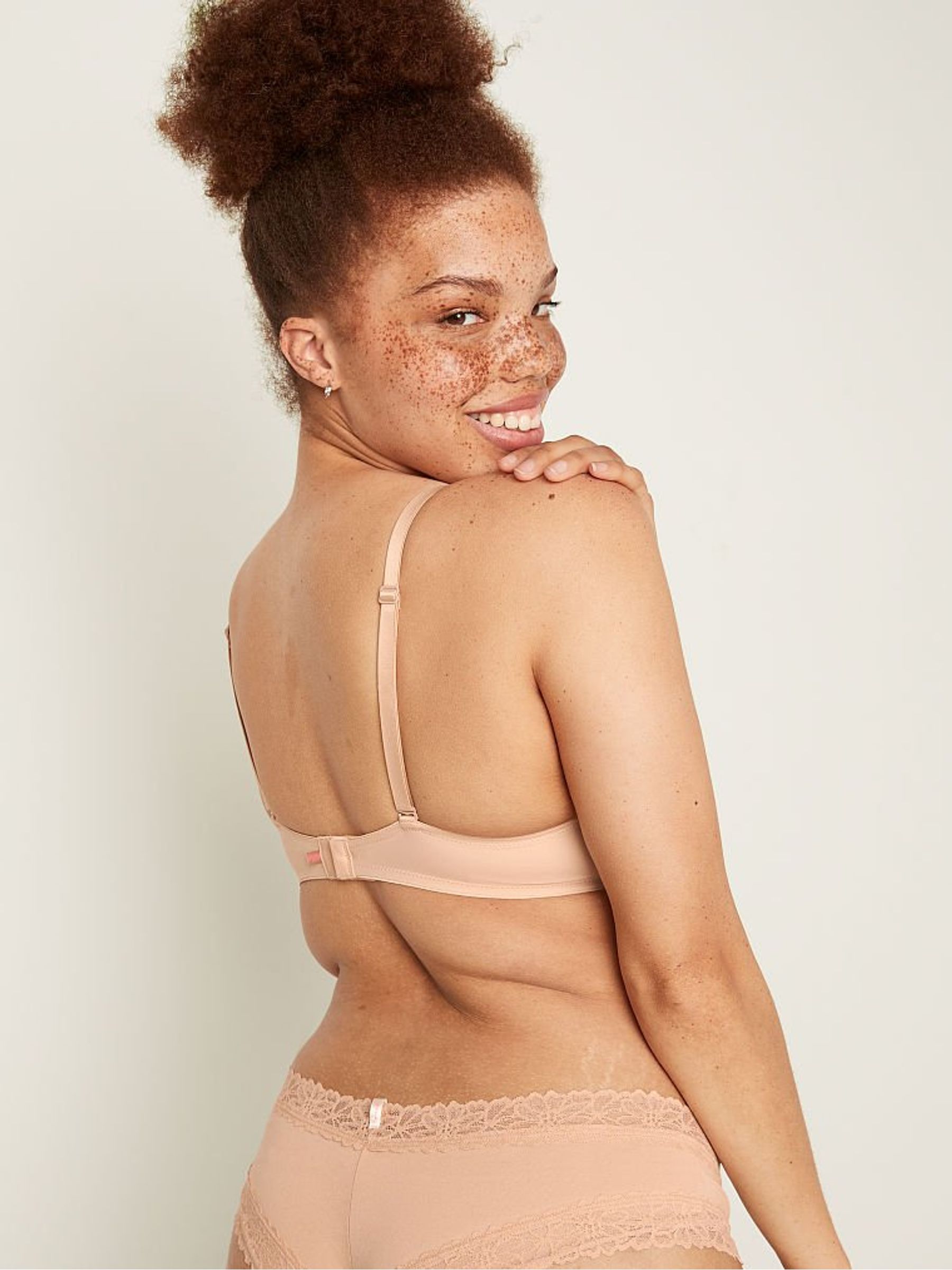 Nude Champagne Push Up Bra - Image 2 of 5