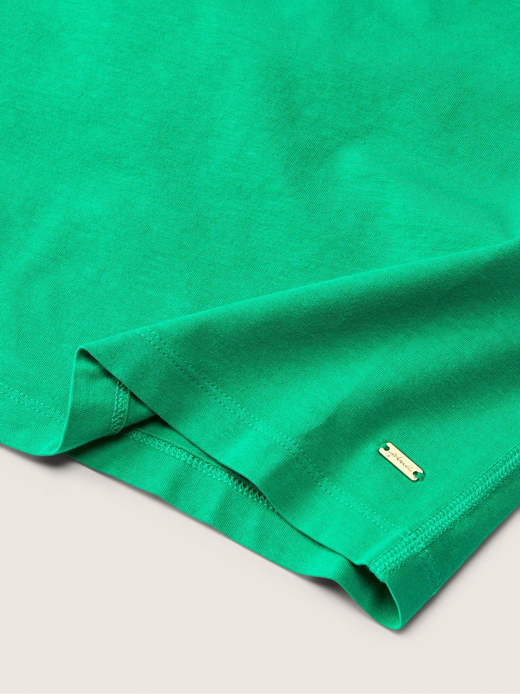 Electric Green Wash Shrunken Crop Shelf Cami - Image 4 of 4