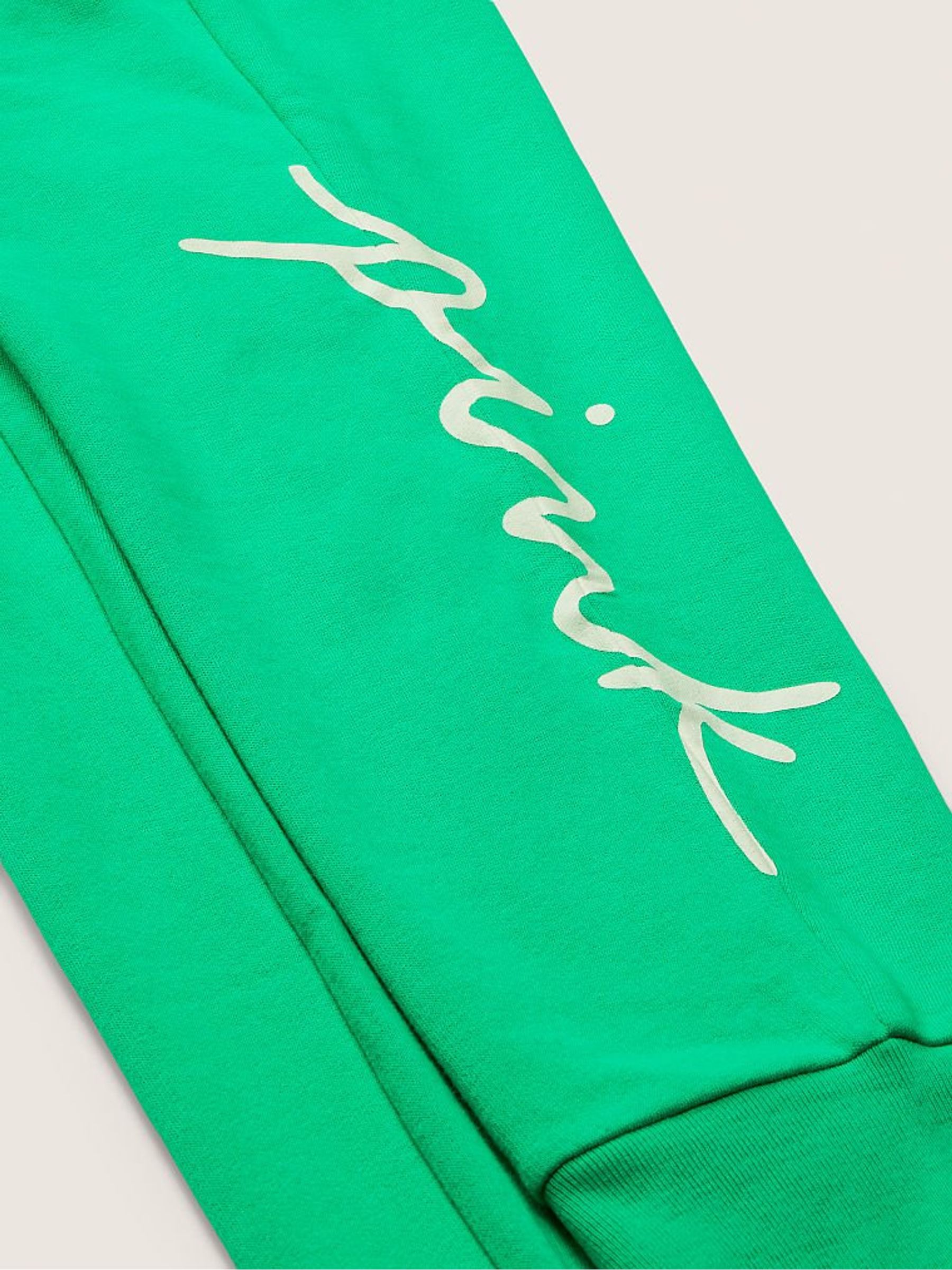 Electric Green Script Logo Everyday Lounge Jogger - Image 4 of 4