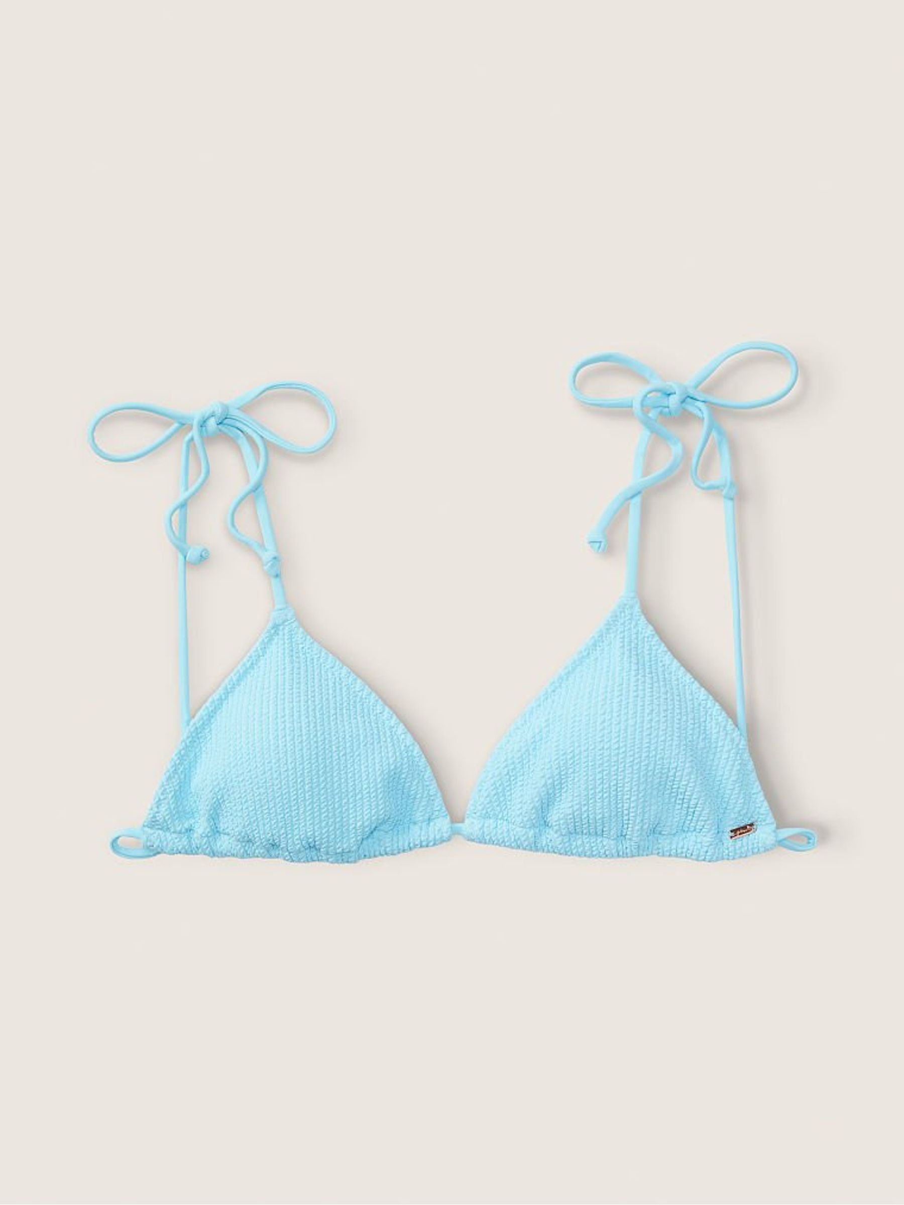 Blue Breeze Crinkle Triangle Swim Top - Image 3 of 4