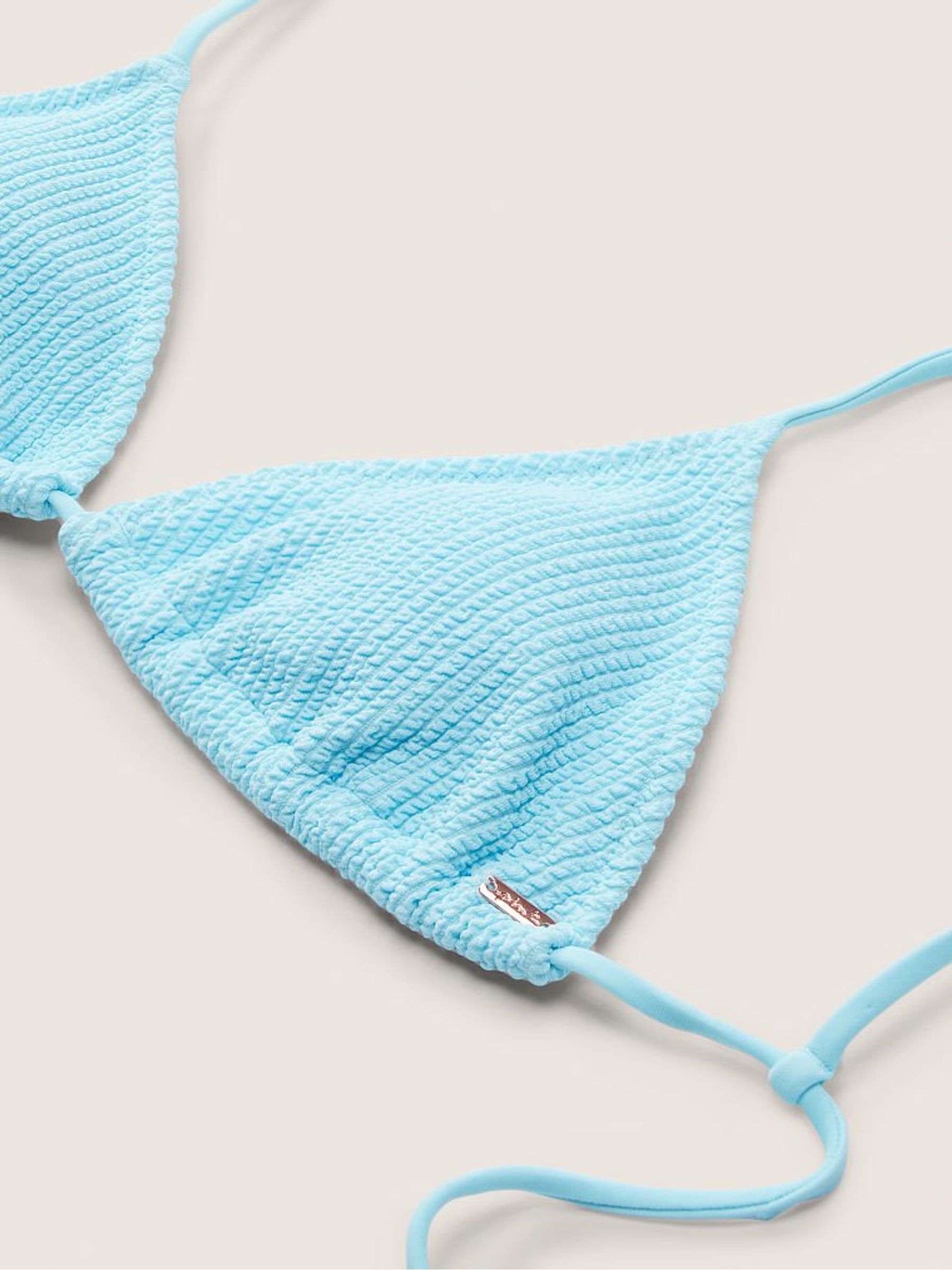 Blue Breeze Crinkle Triangle Swim Top - Image 4 of 4