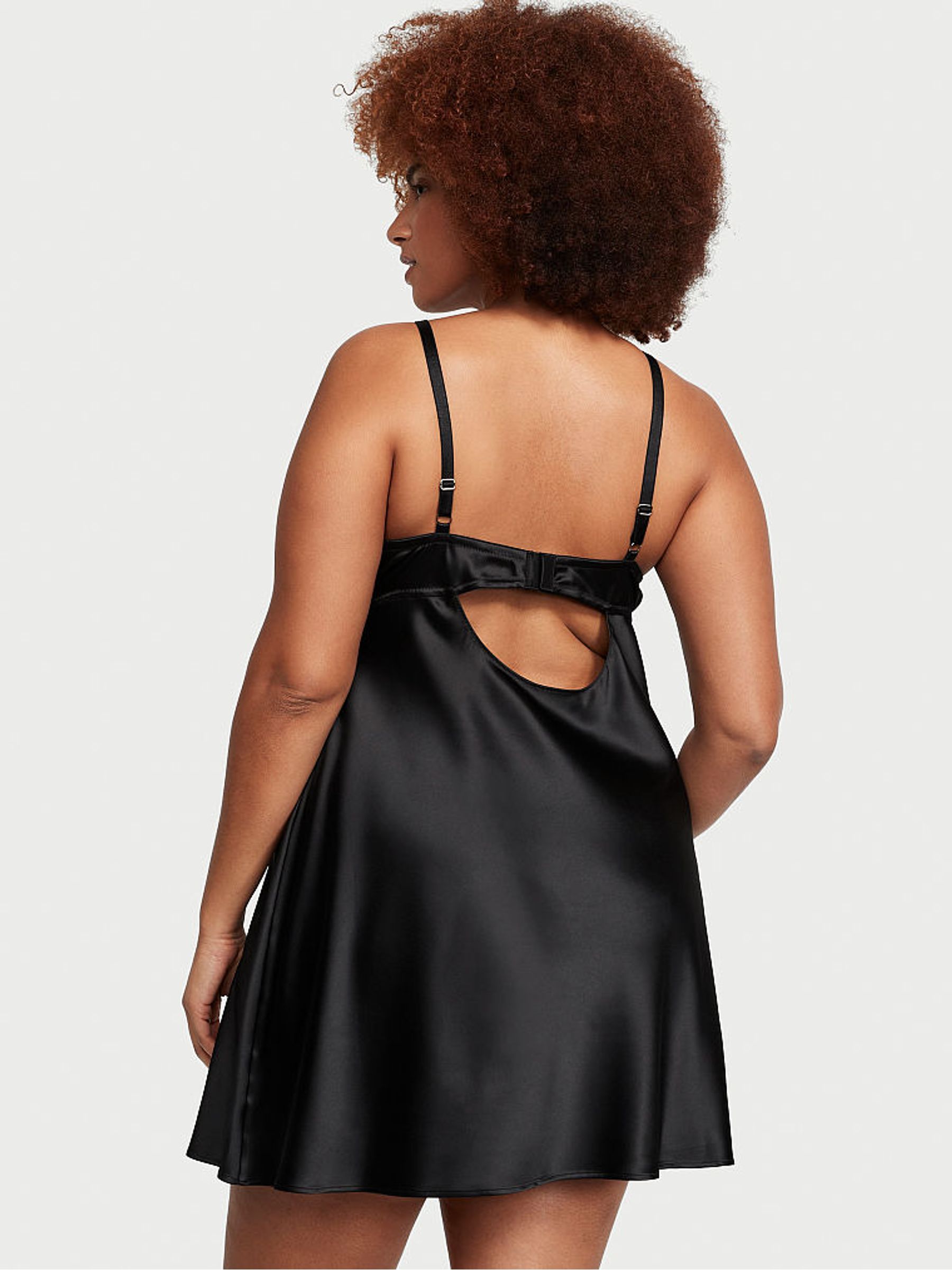 Black Fishnet Ziggy Slip - Image 2 of 3
