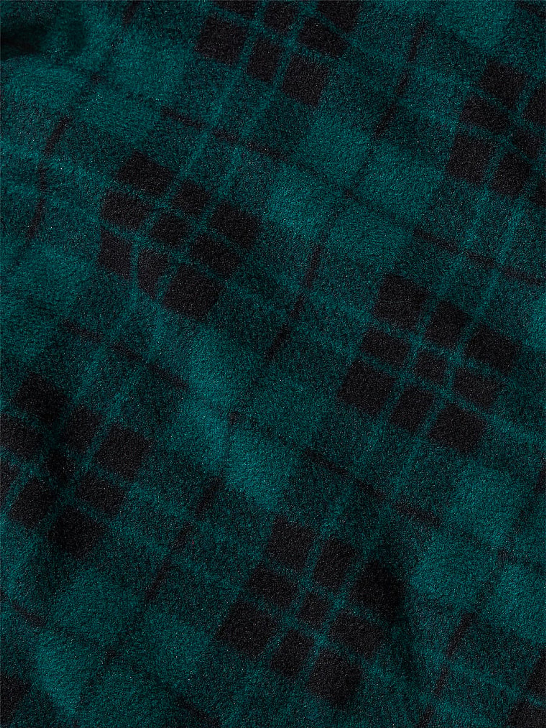 Black Ivy Green Plaid Long Sleeve Polar Fleece Jogger Set - Image 4 of 4