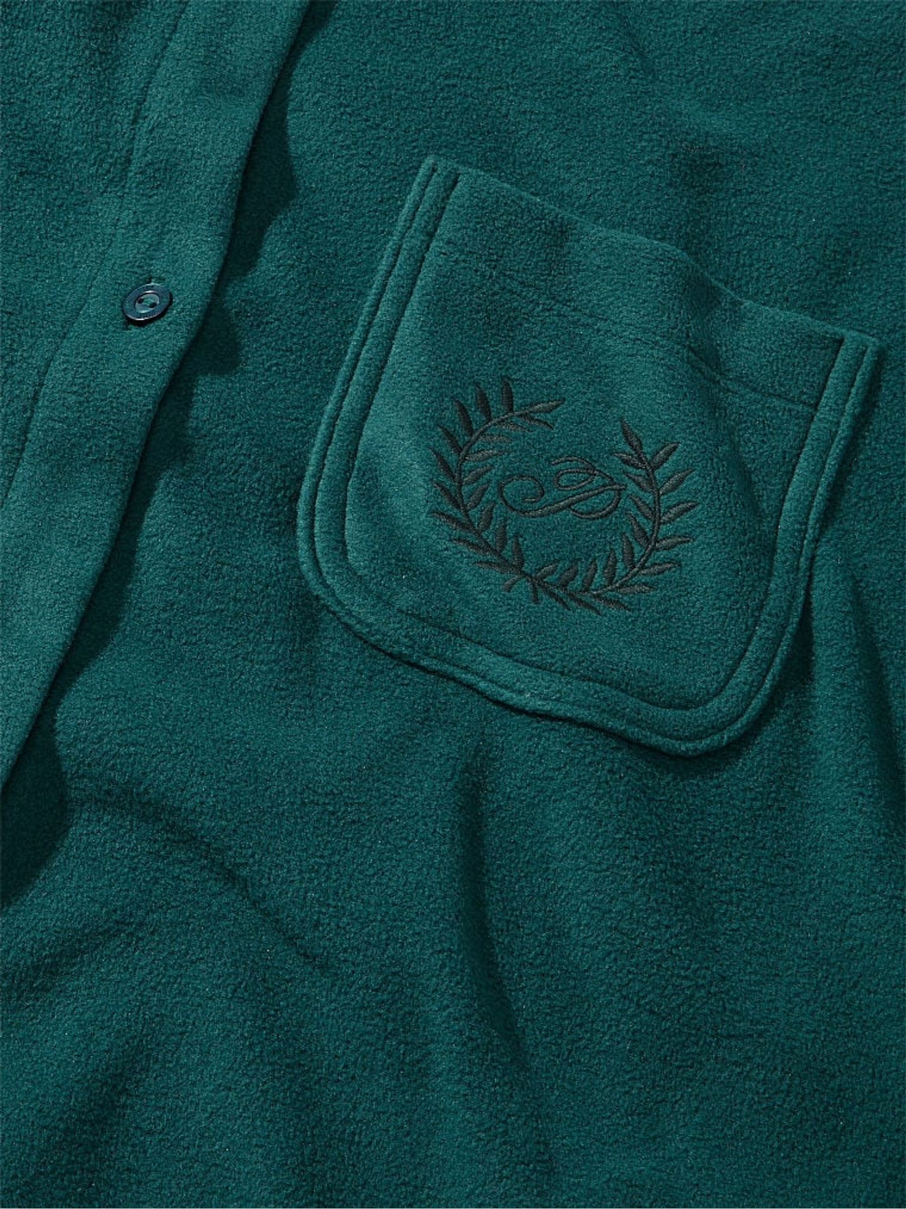 Black Ivy Green Long Sleeve Polar Fleece Jogger Set - Image 4 of 4