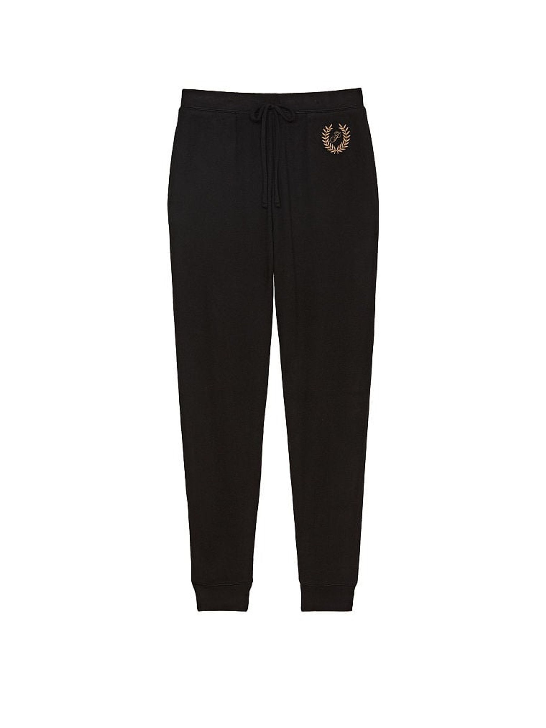 Pure Black Cosy Sleep Jogger - Image 3 of 3