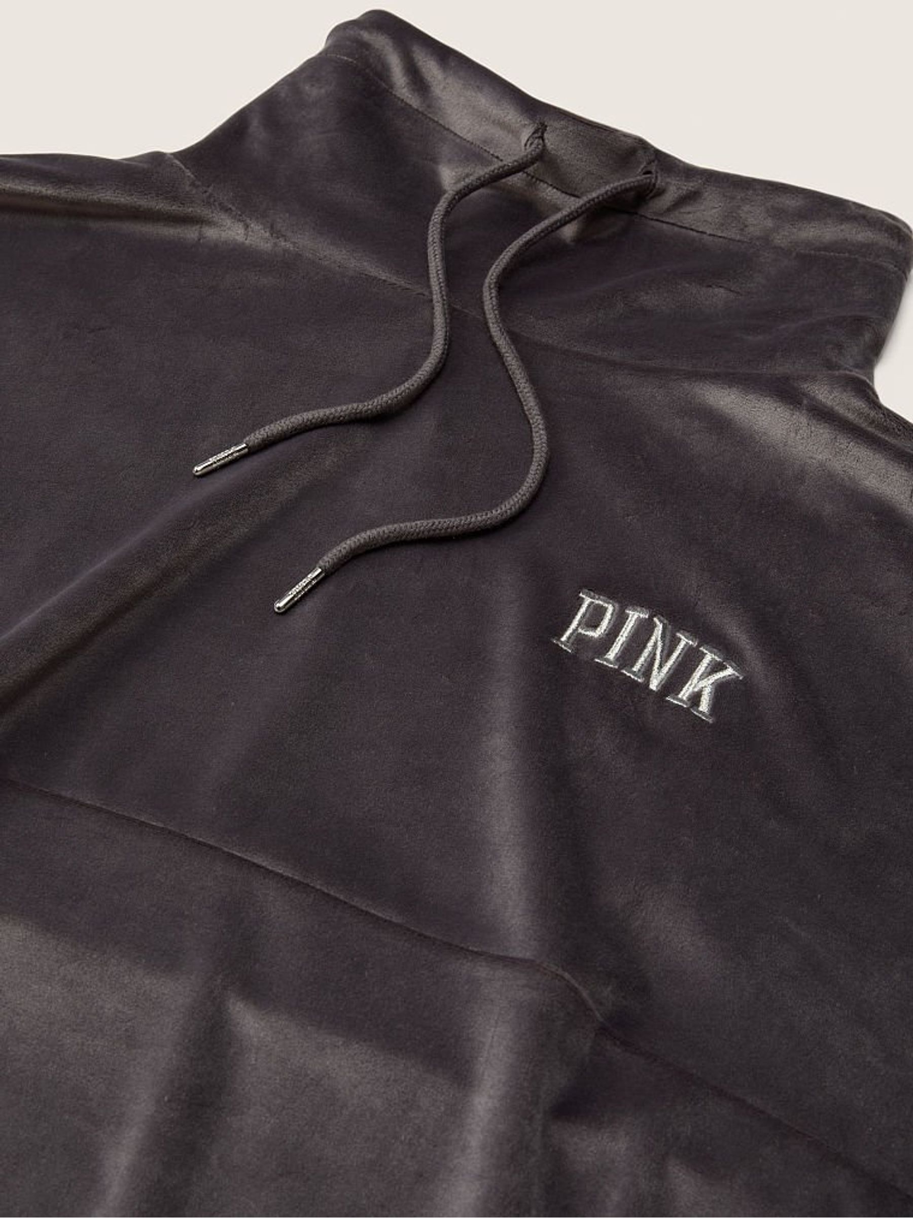 Dark Charcoal Logo Varsity Velour Cowl - Image 3 of 3