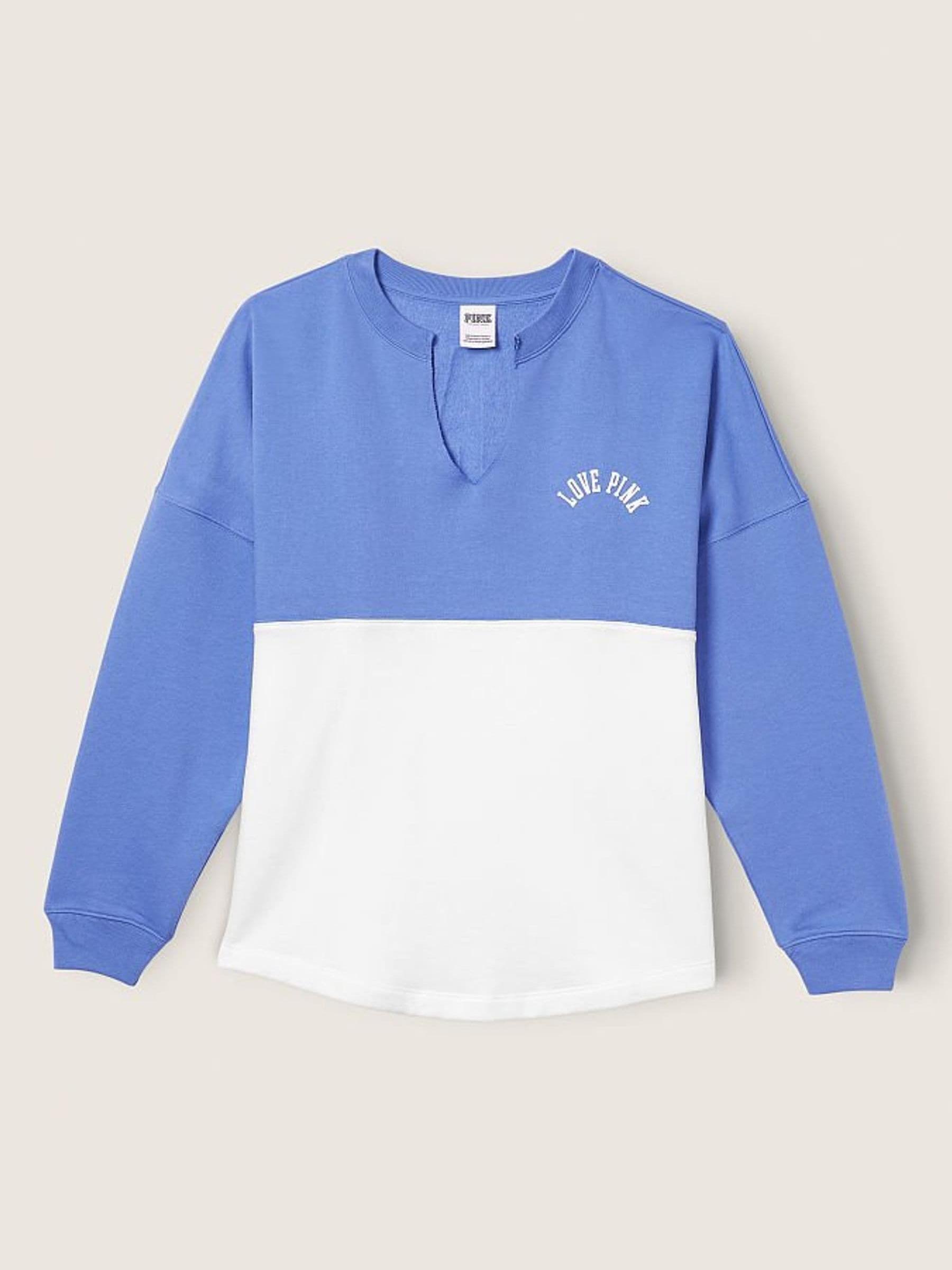 Blue Dawn Colorblock Varsity Notch Crew - Image 1 of 1