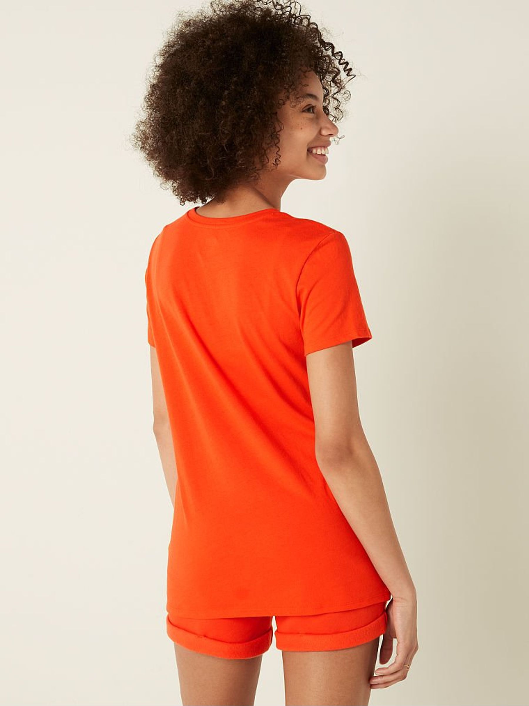 Bright Tomato Red Sans Logo Logo Short Sleeve T-Shirt - Image 2 of 3