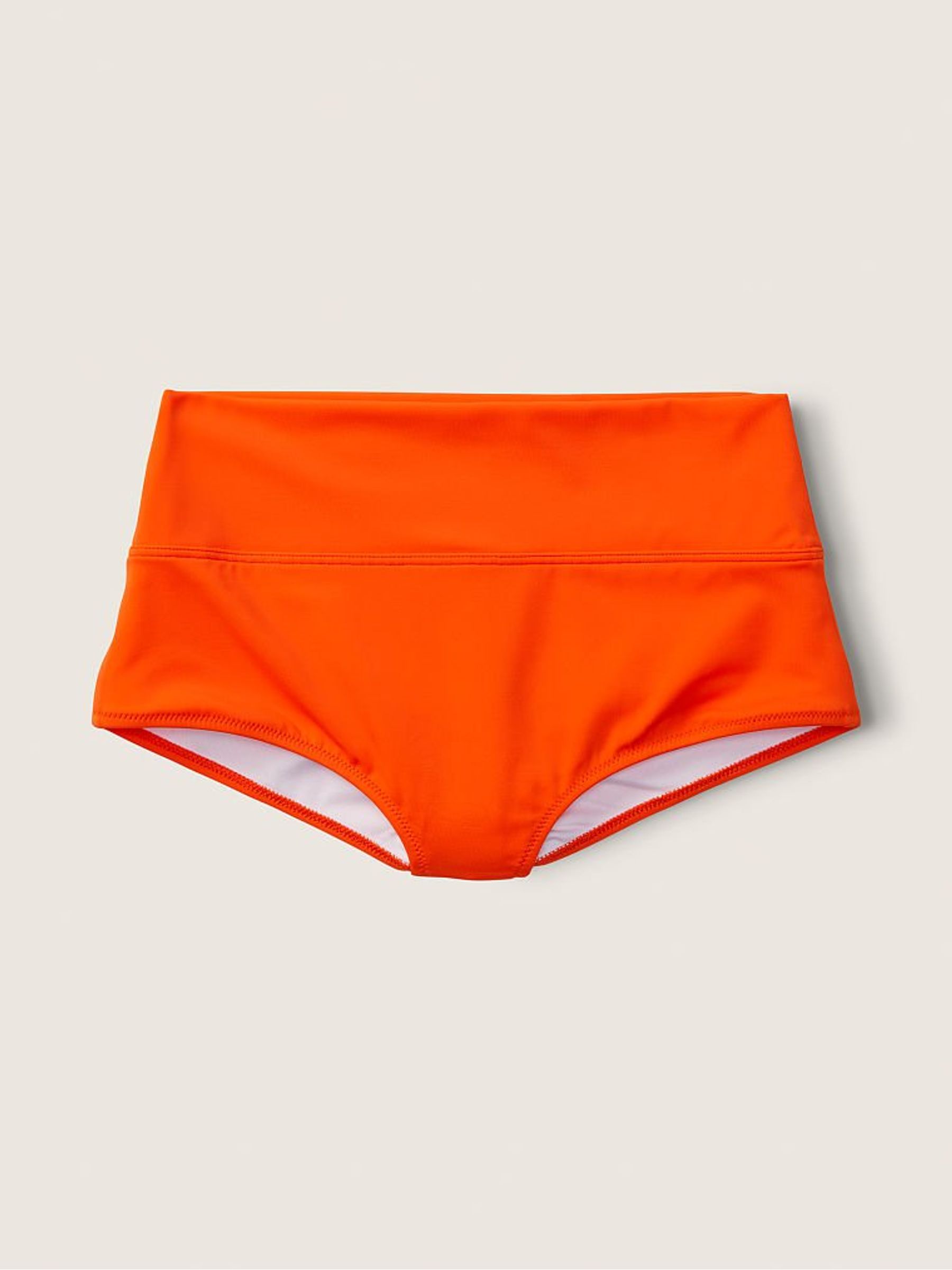 Bright Tomato High Waist Shortie Swim Bottom - Image 3 of 4