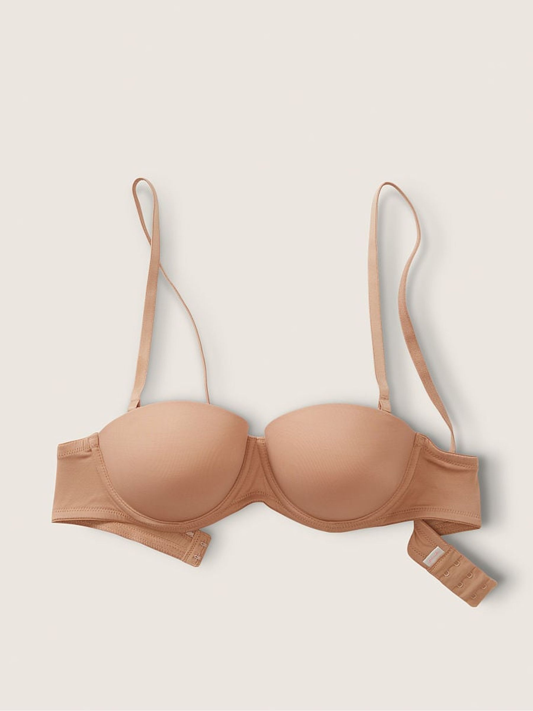 Mocha Latte Nude Smooth Multiway Strapless Push Up Bra - Image 4 of 5