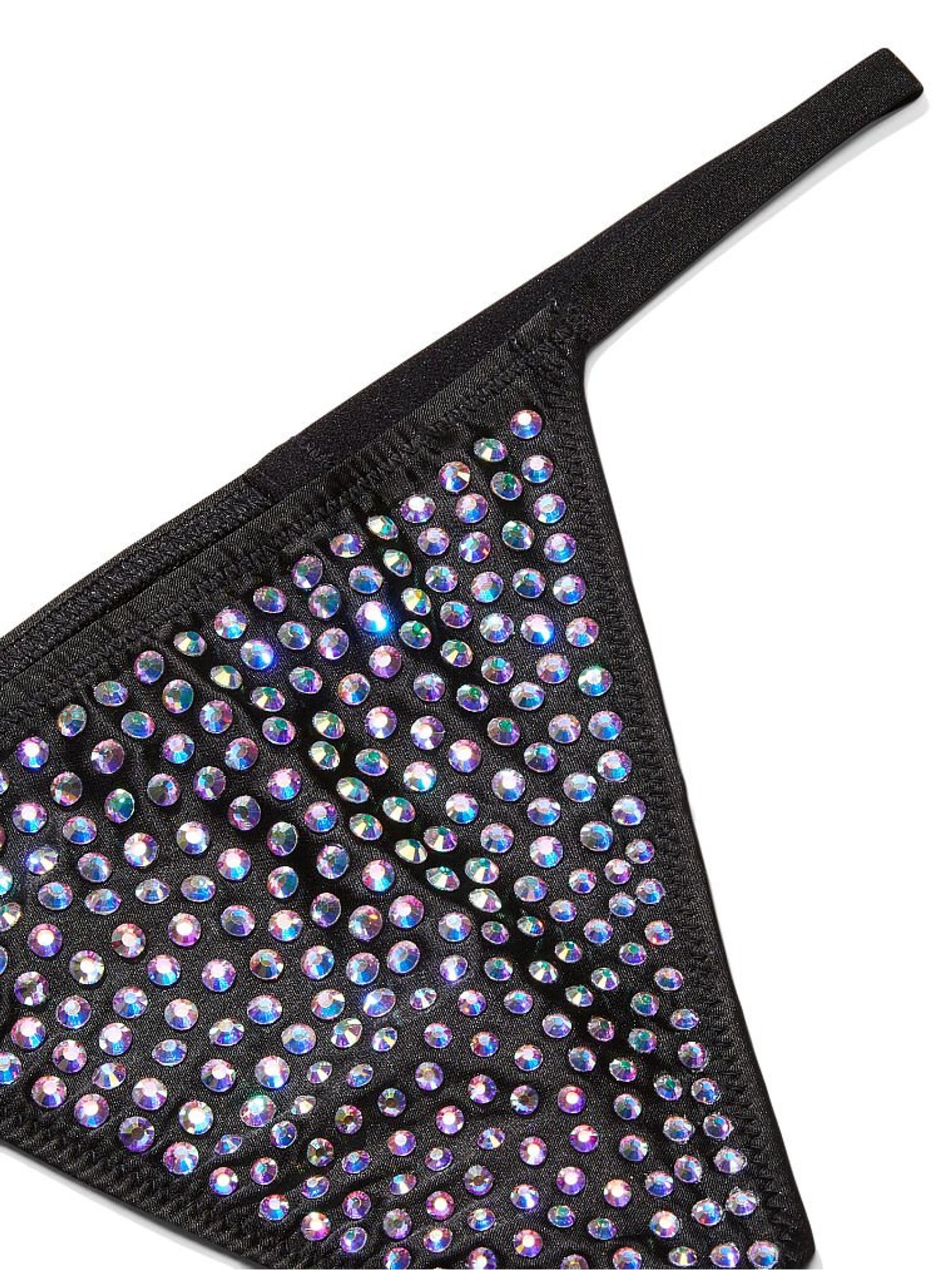 Black Subtle Shine G String Panty - Image 4 of 4