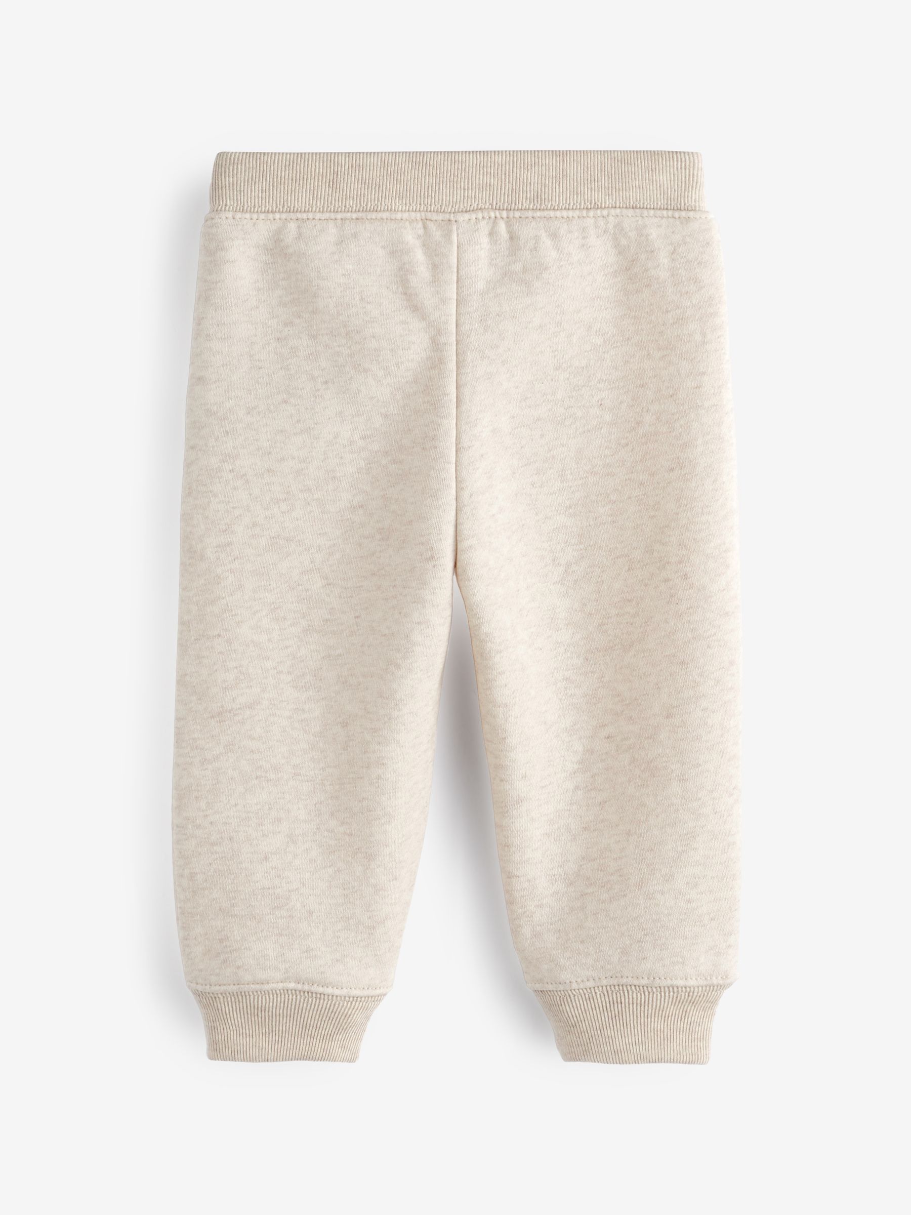Cream Logo Fleece-Lined Joggers (Newborn-5yrs) - Image 2 of 3