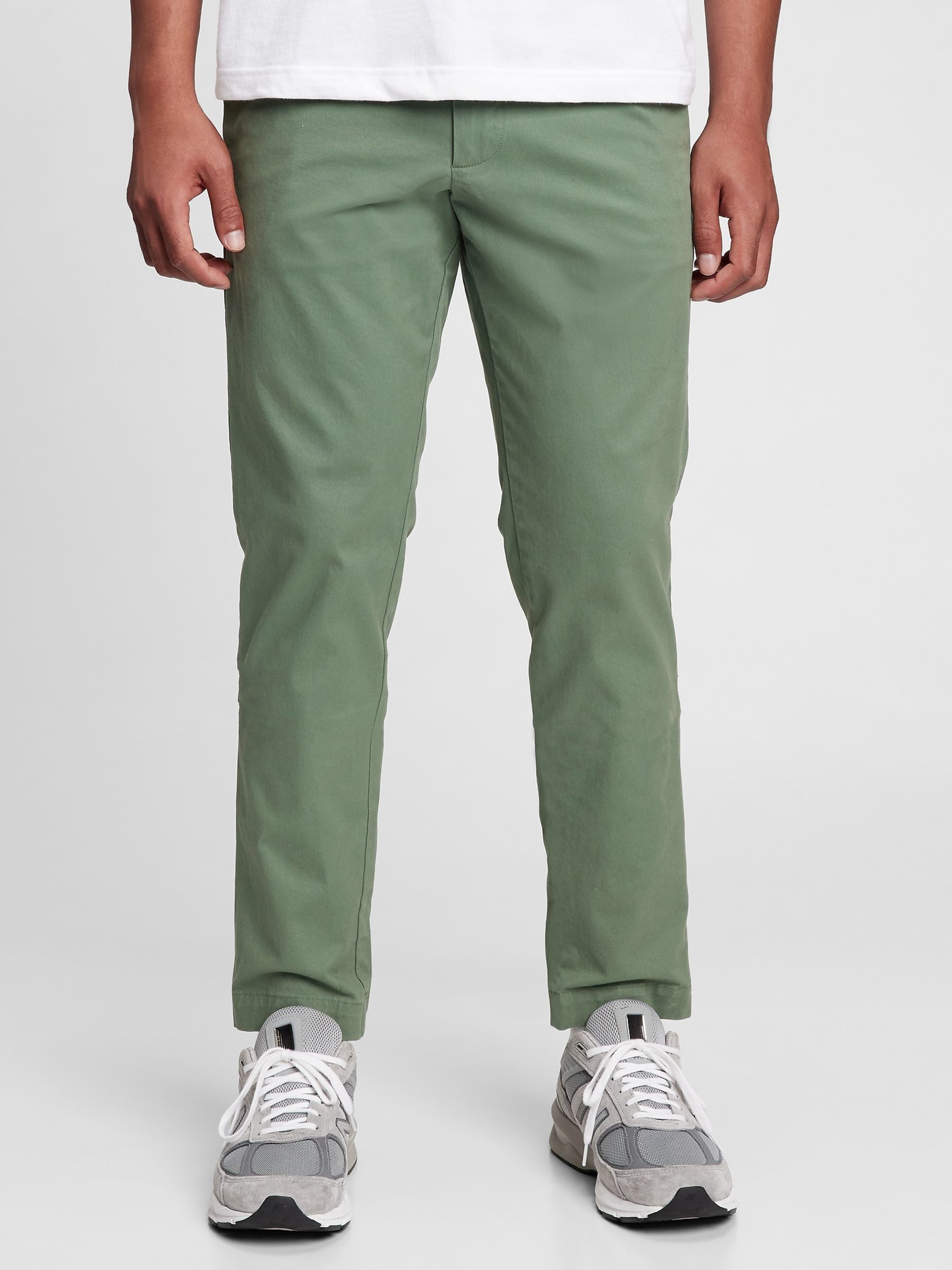 Green Slim Fit Modern Chinos - Image 1 of 2
