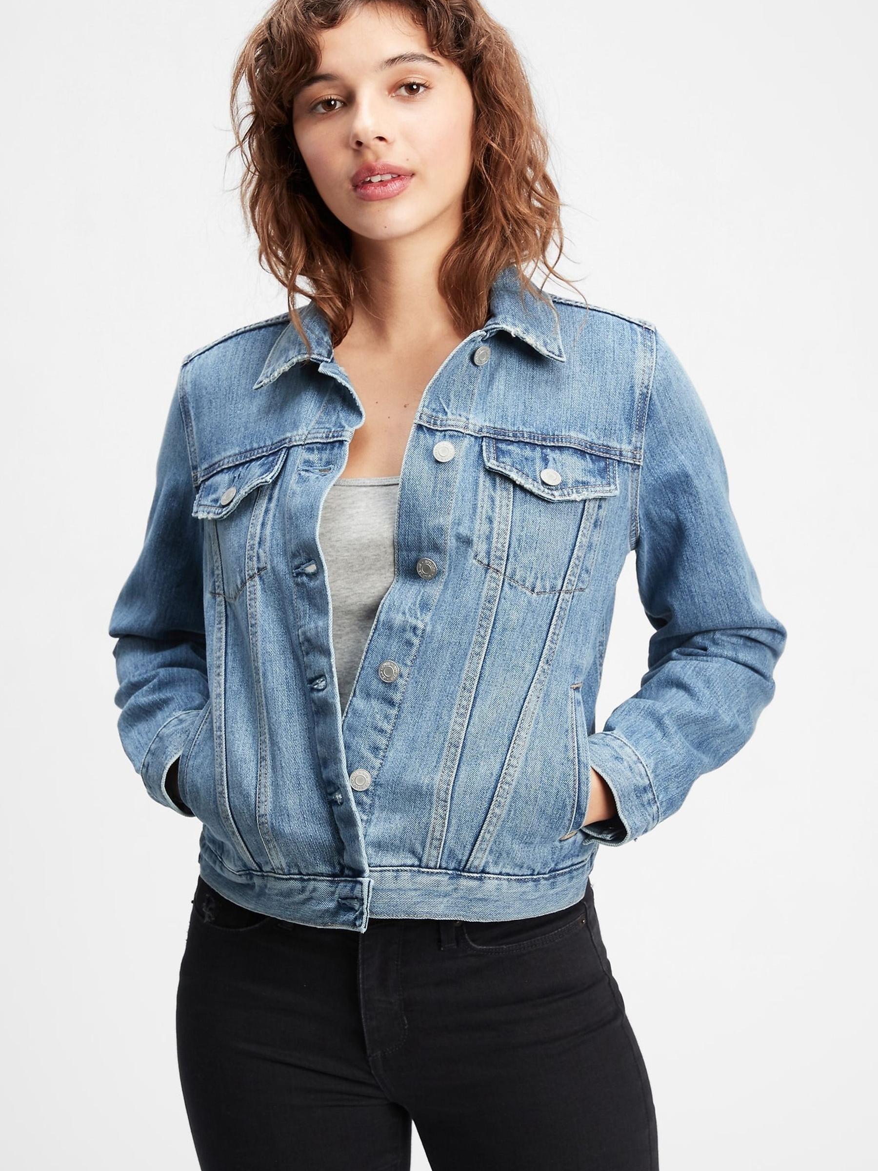 Medium Blue Icon Denim Jacket - Image 1 of 1