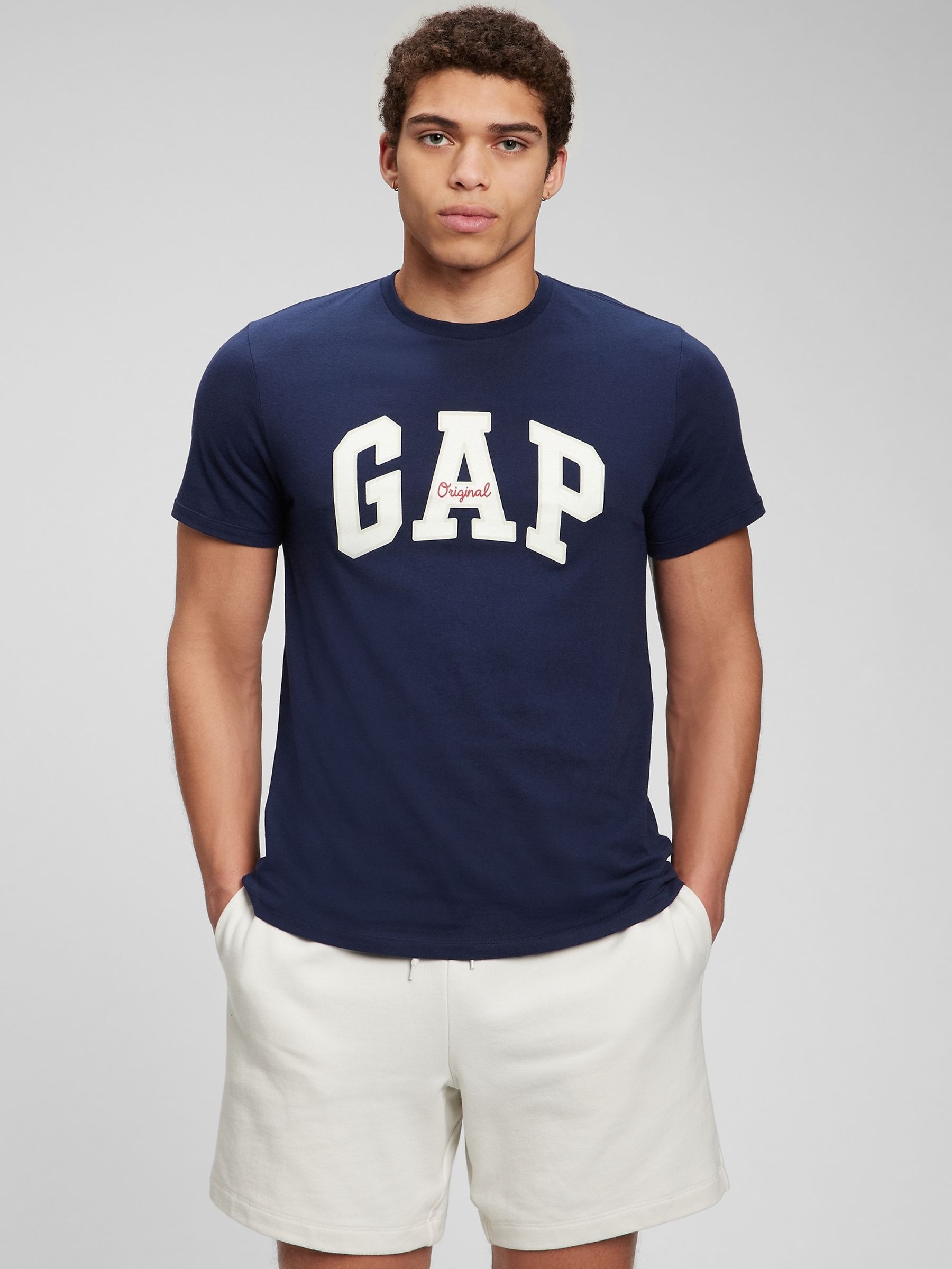 Blue Logo Short Sleeve Crew Neck T Shirt - Image 1 of 7