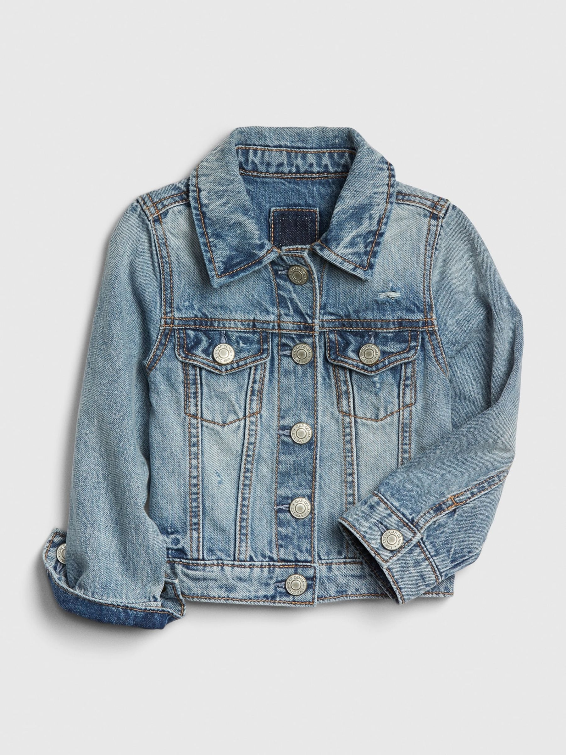 Blue Denim Jacket (12mths-5yrs) - Image 1 of 4