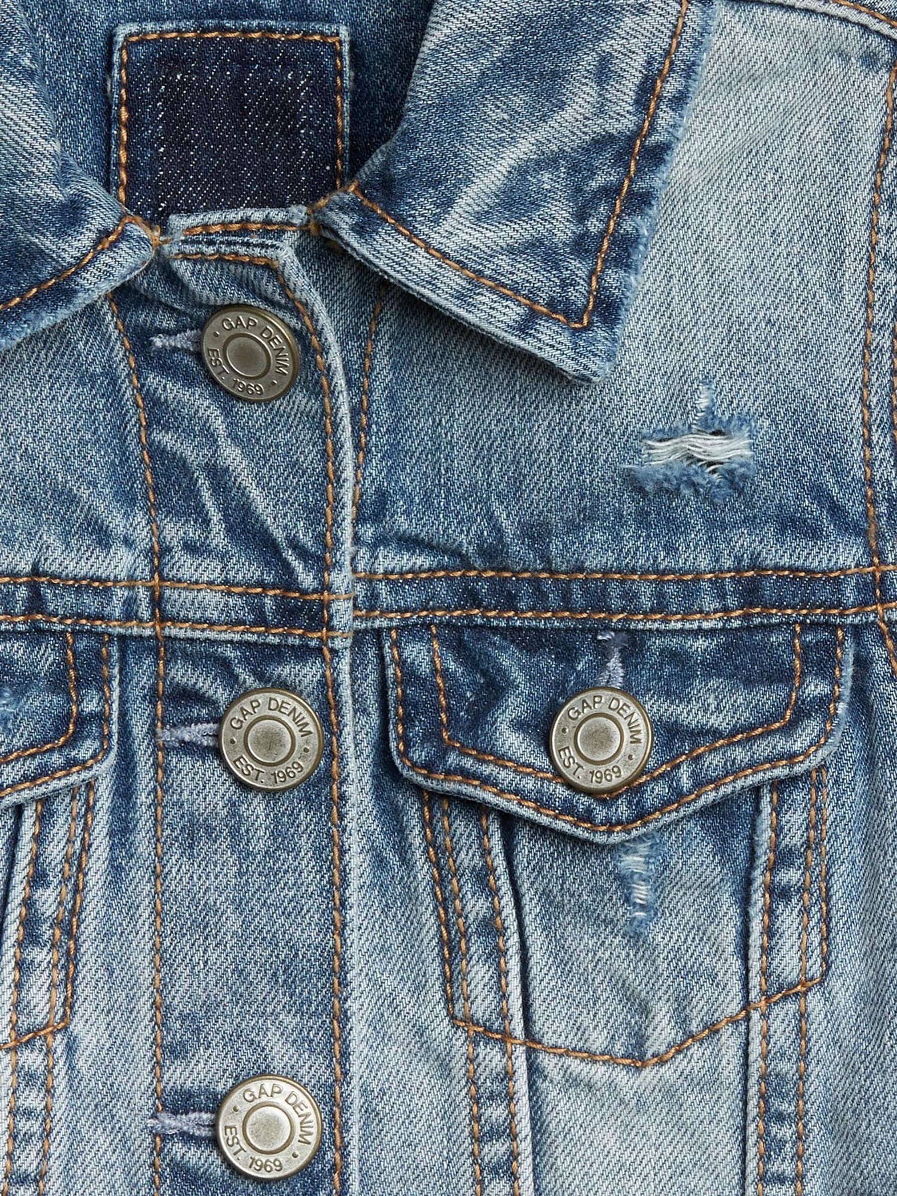 Blue Denim Jacket (12mths-5yrs) - Image 3 of 4