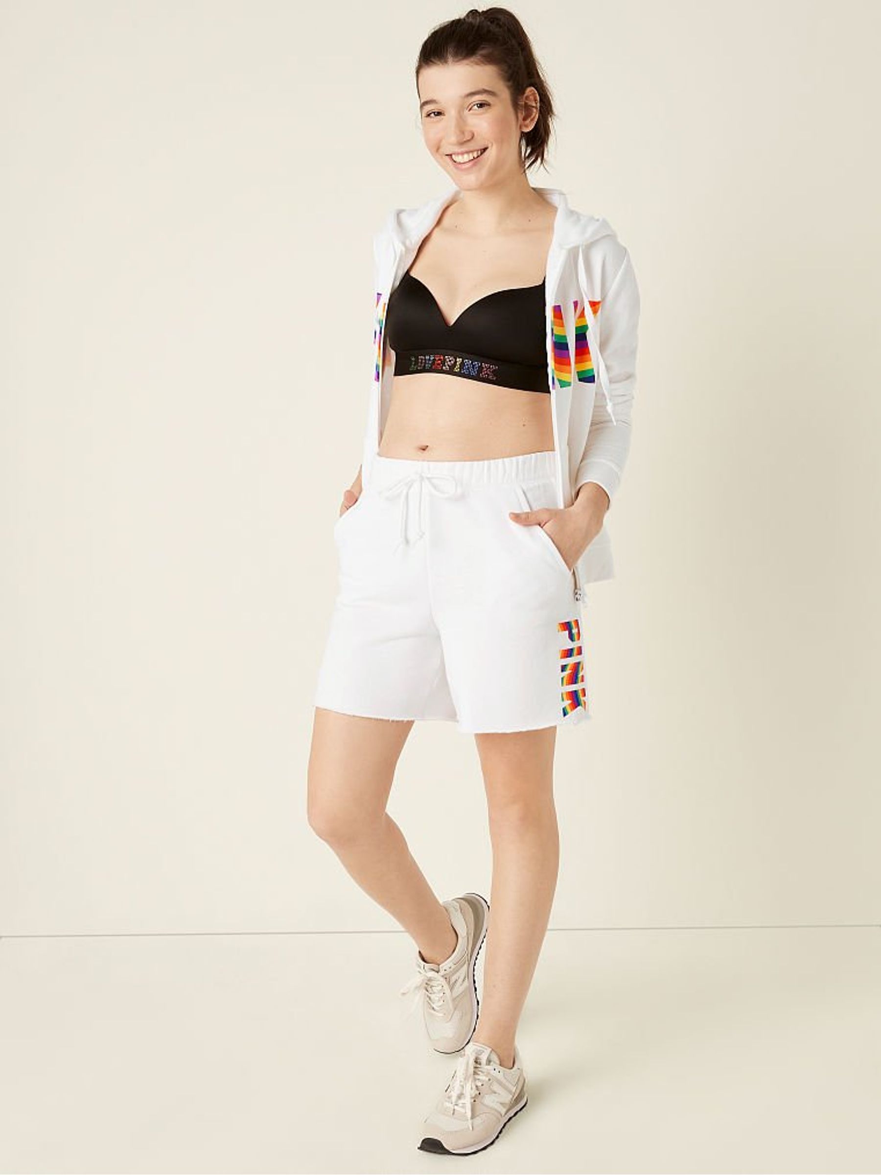 Optic White Pride Sans Logo Dad Short - Image 1 of 4