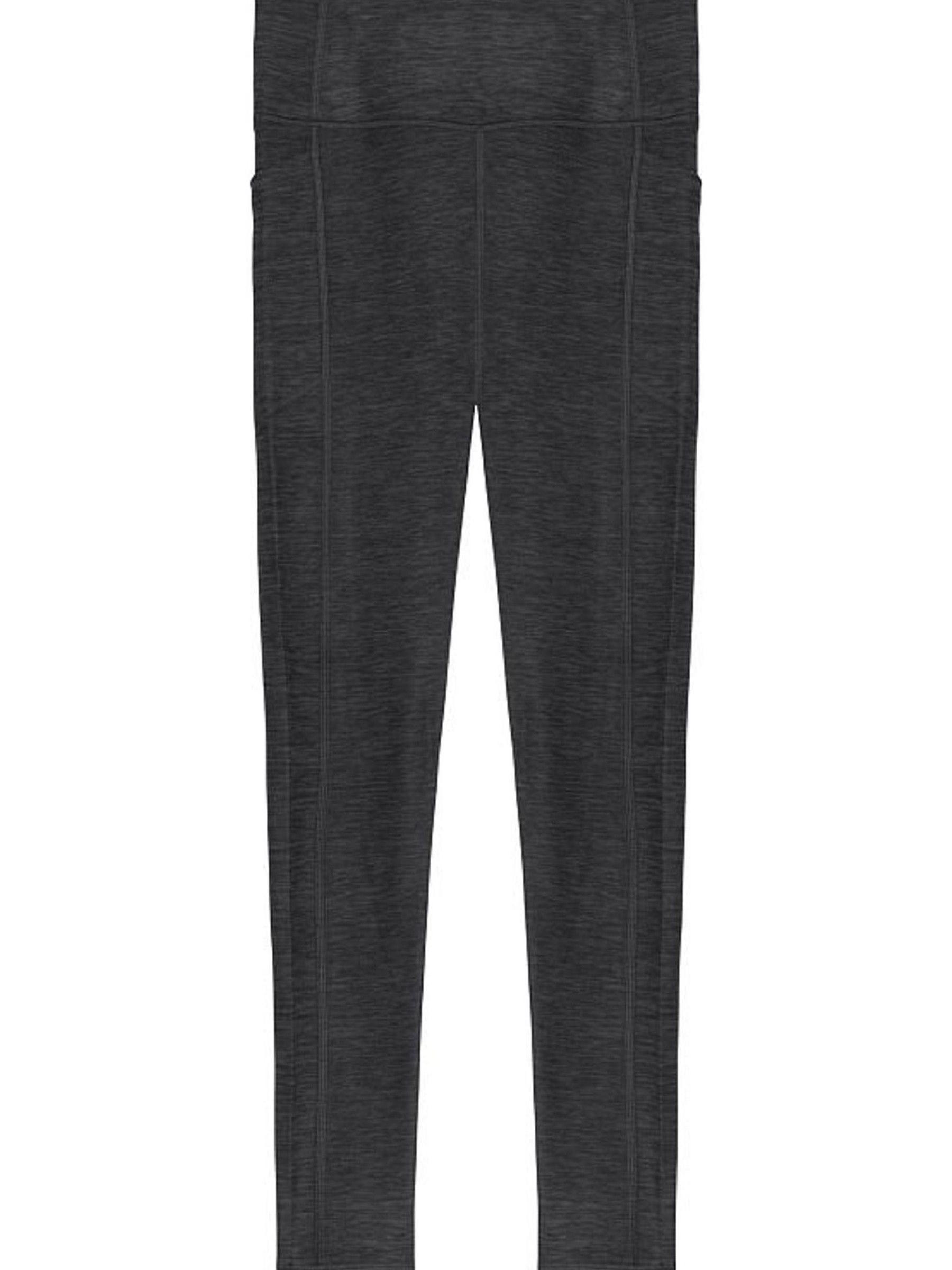 Black Grey Onyx Heather High Waist Legging - Image 3 of 3