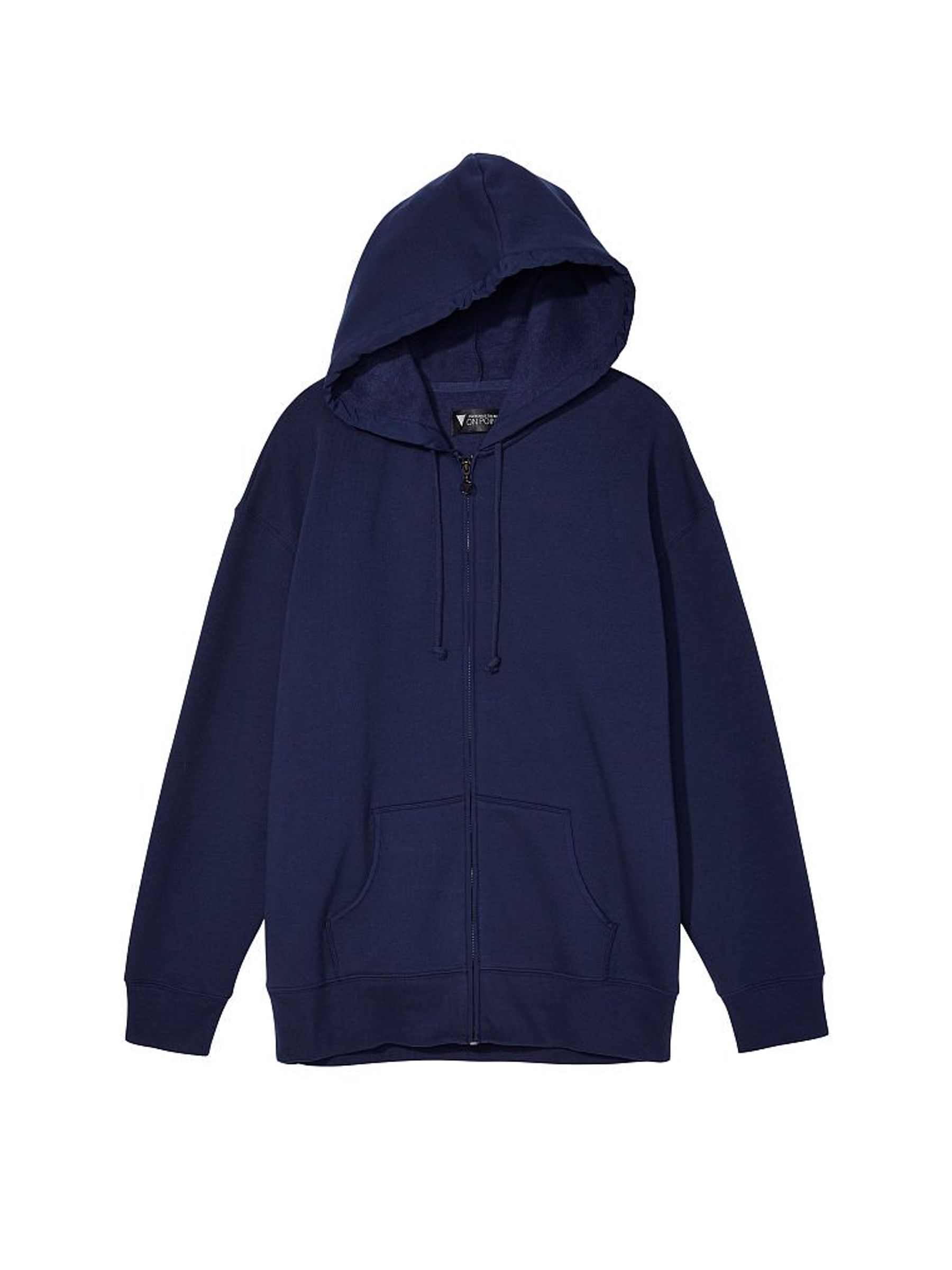 Ensign Navy Blue Cotton Fleece FullZip Hoodie - Image 3 of 3