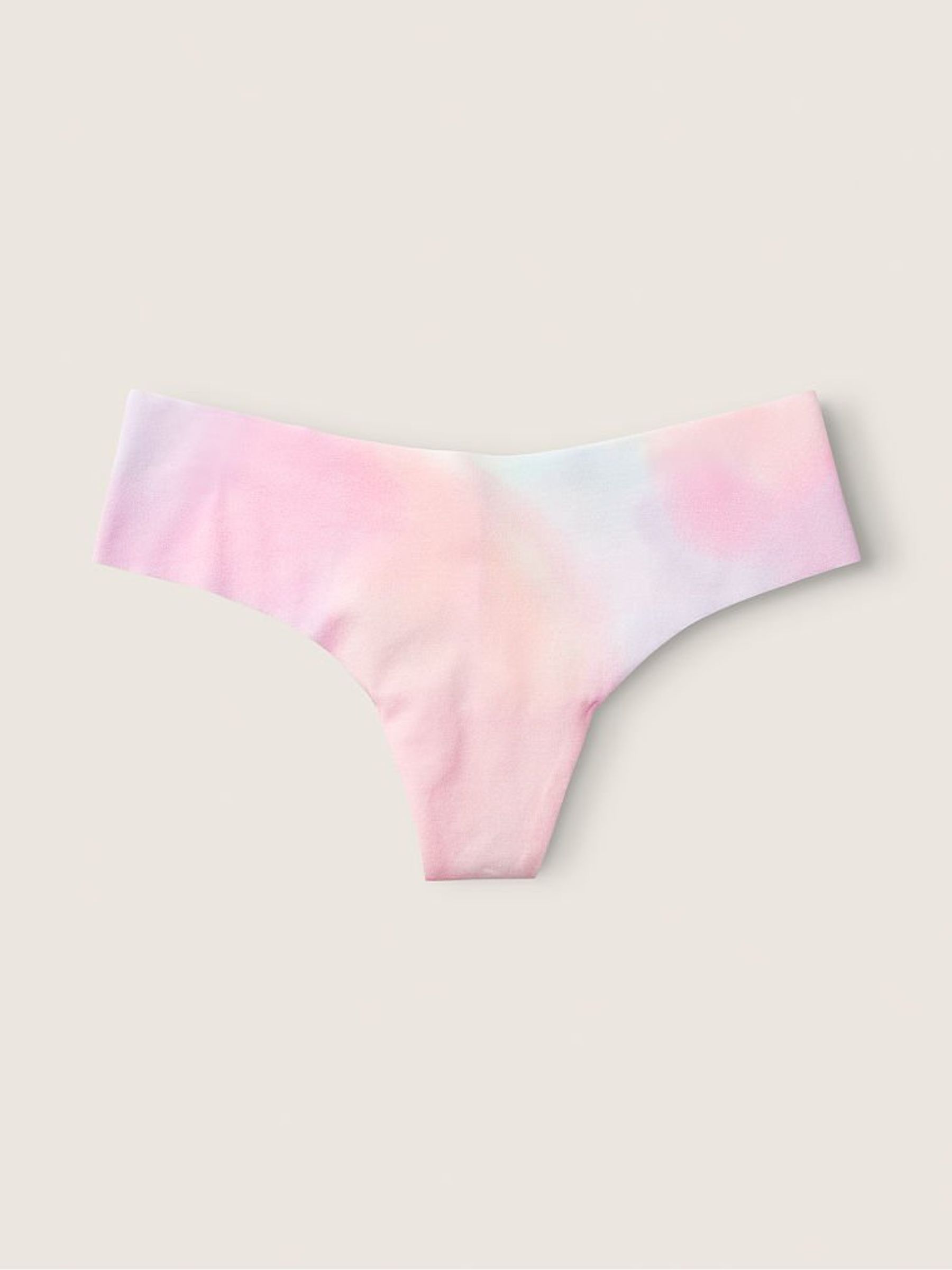 Tie Dye Daisy Pink No Show Thong Knickers - Image 1 of 2