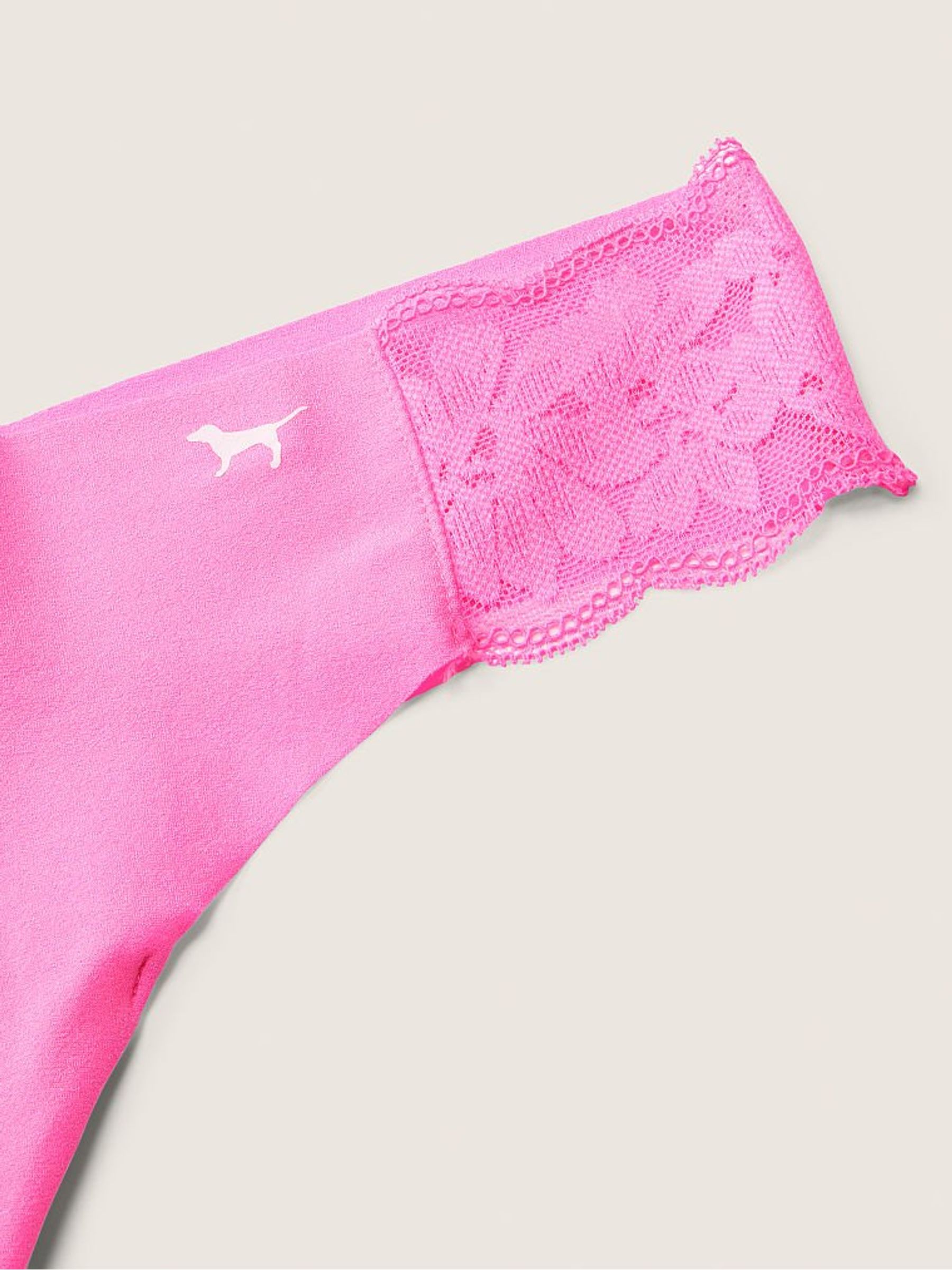 Surfer Pink No Show Thong Knickers - Image 2 of 2 Surfer Pink No Show Thong Knickers - Image 2 of 2