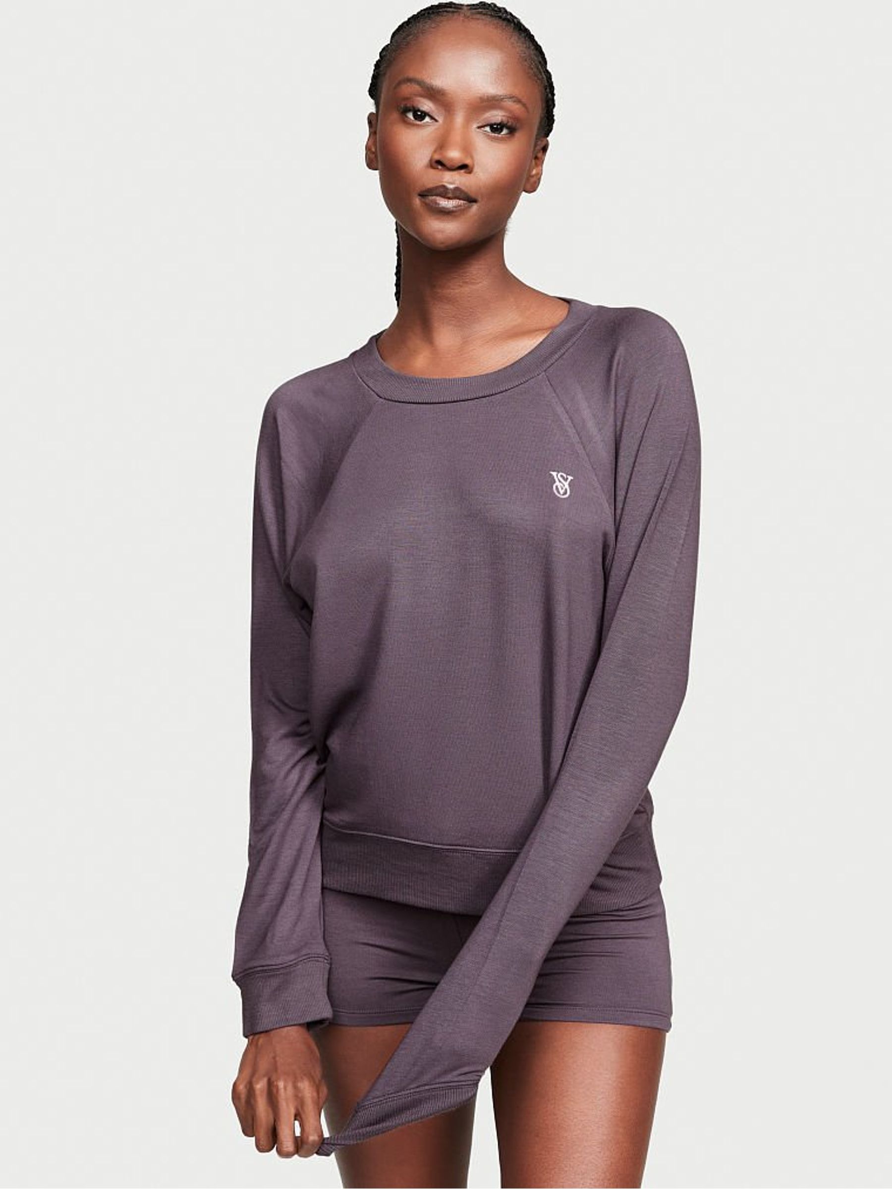 Tornado Modal Terry Crewneck Short Set - Image 1 of 4