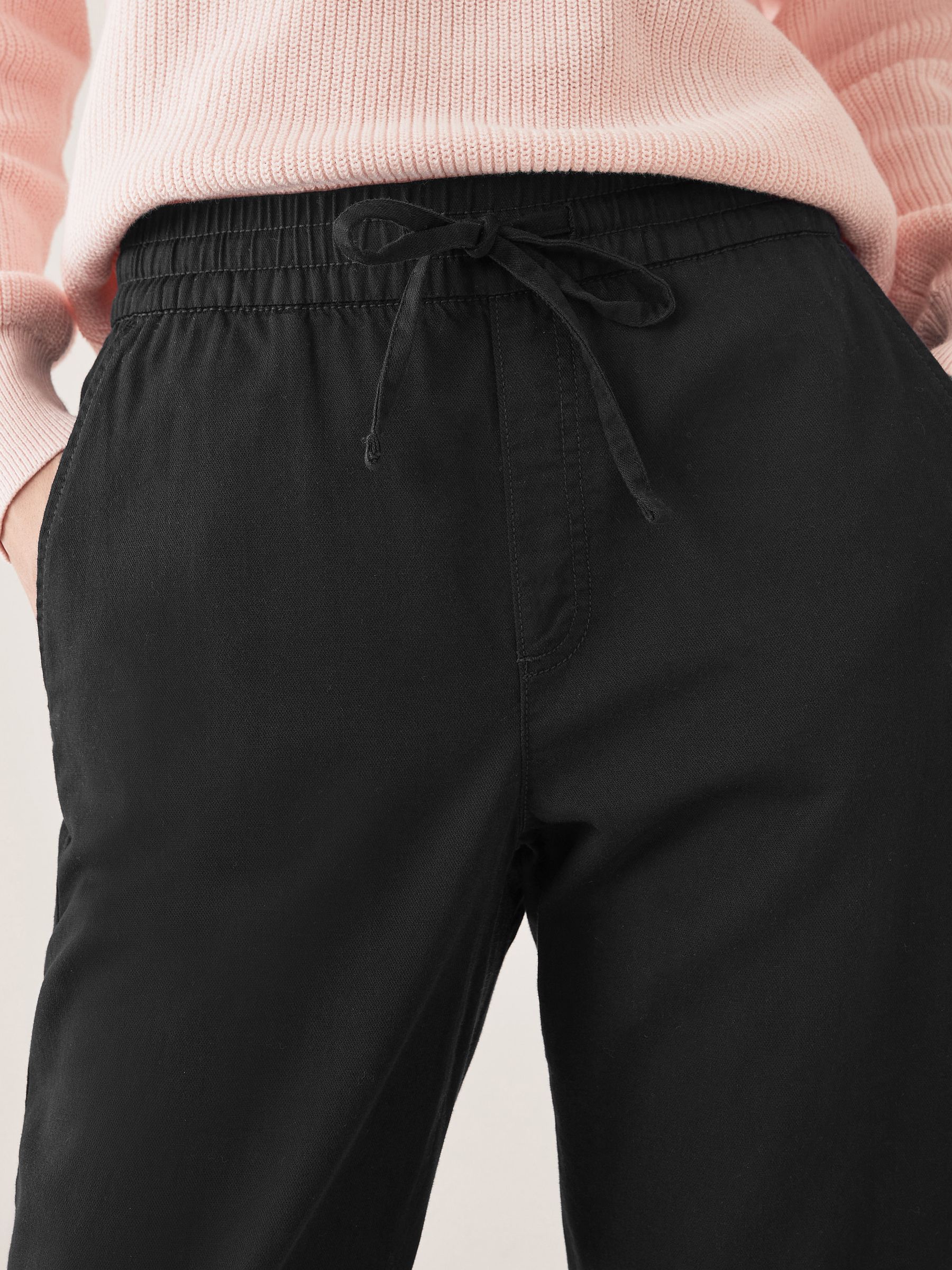 Black Easy Straight Pull-On Trousers - Image 3 of 3