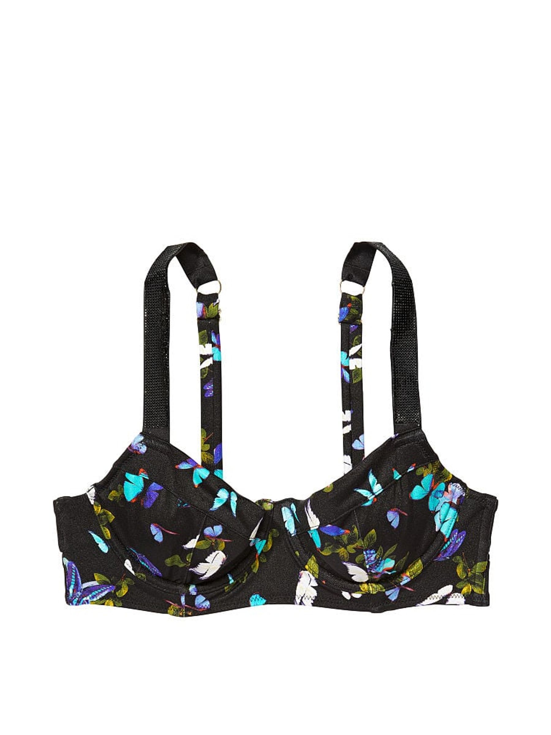 Electric Butterflies Shine Strap Wicked Bikini Top - Image 1 of 3