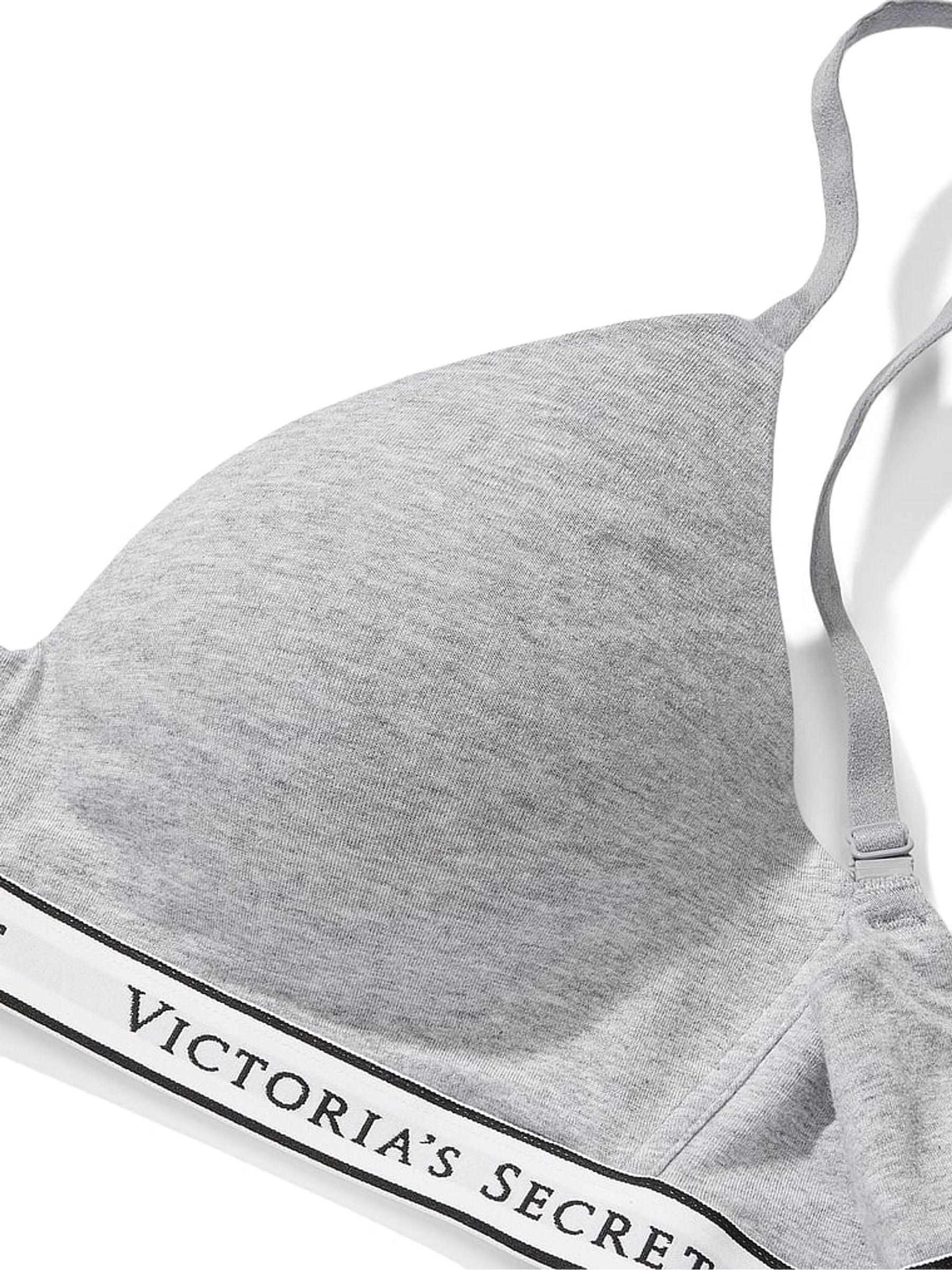 Grey Non Wired Lightly Lined Bra - Image 4 of 4