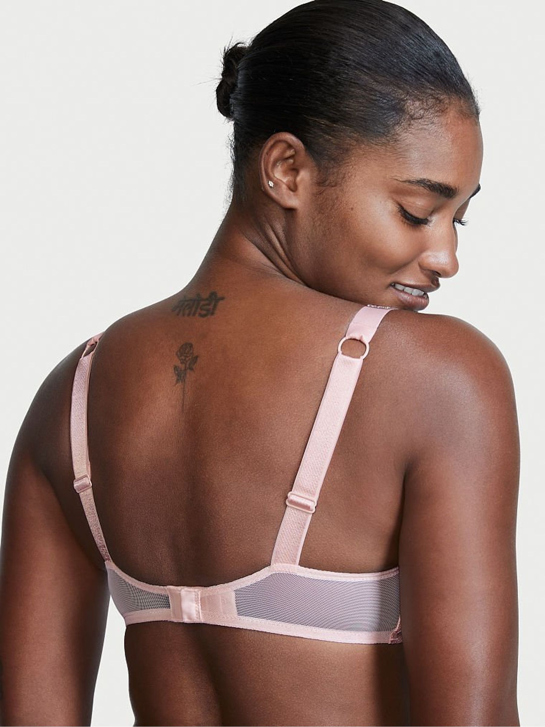 Purest Pink Bombshell Add 2 Cups Push Up Shine Strap Push Up Bra - Image 2 of 3