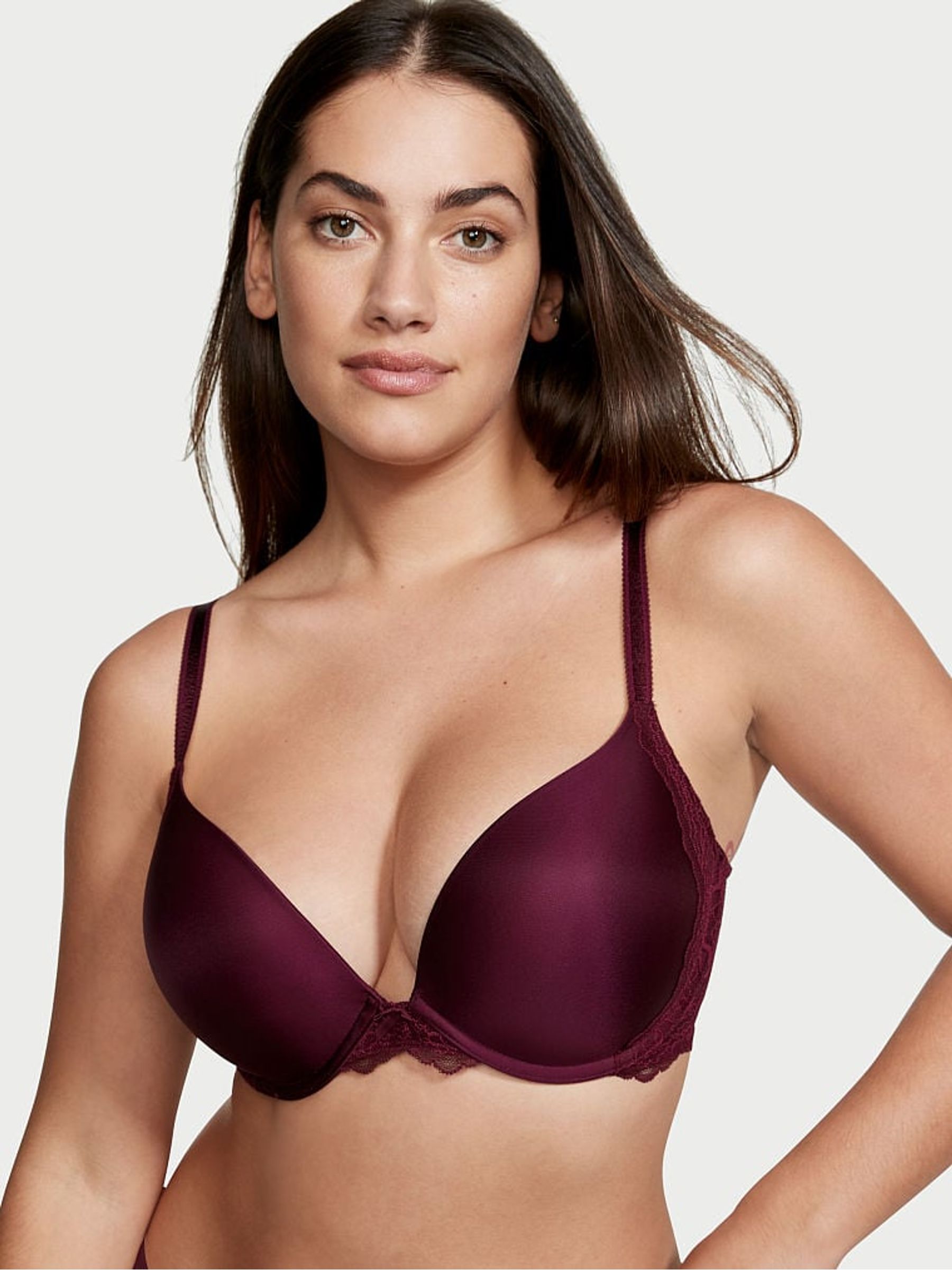 Kir Red Smooth Push Up Bra - Image 1 of 3