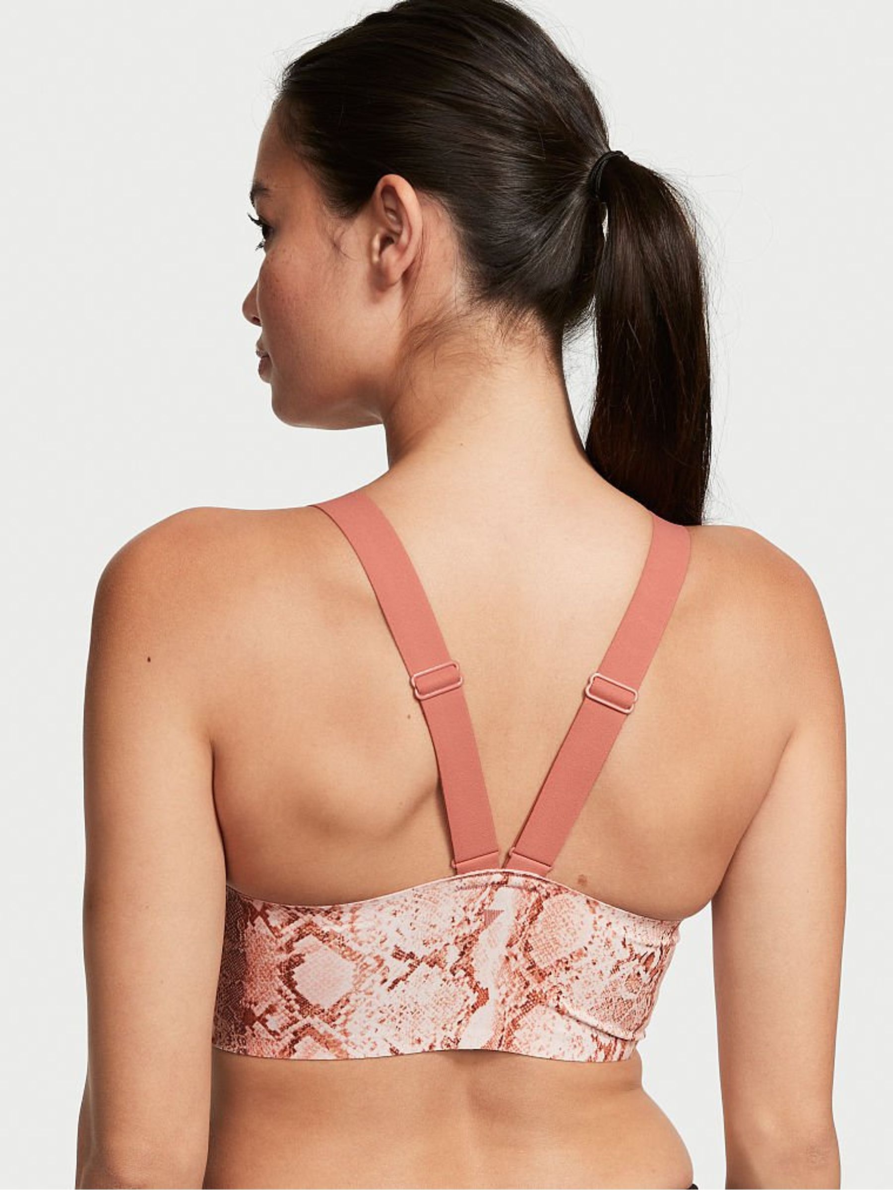 Ombre Snake Pink Smooth Non Wired Sports Bra - Image 2 of 3