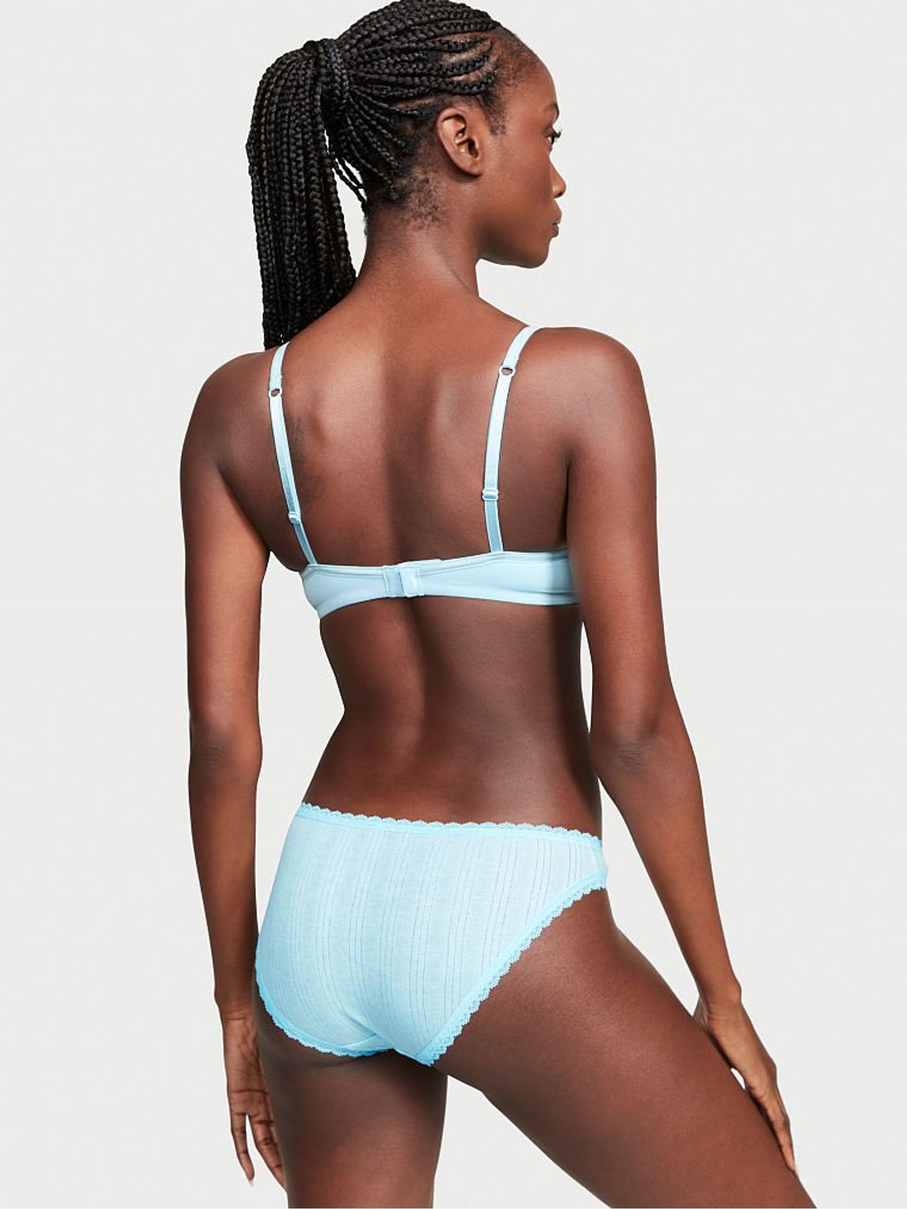 Breaker Blue Stretch Cotton Bikini Panty - Image 2 of 4