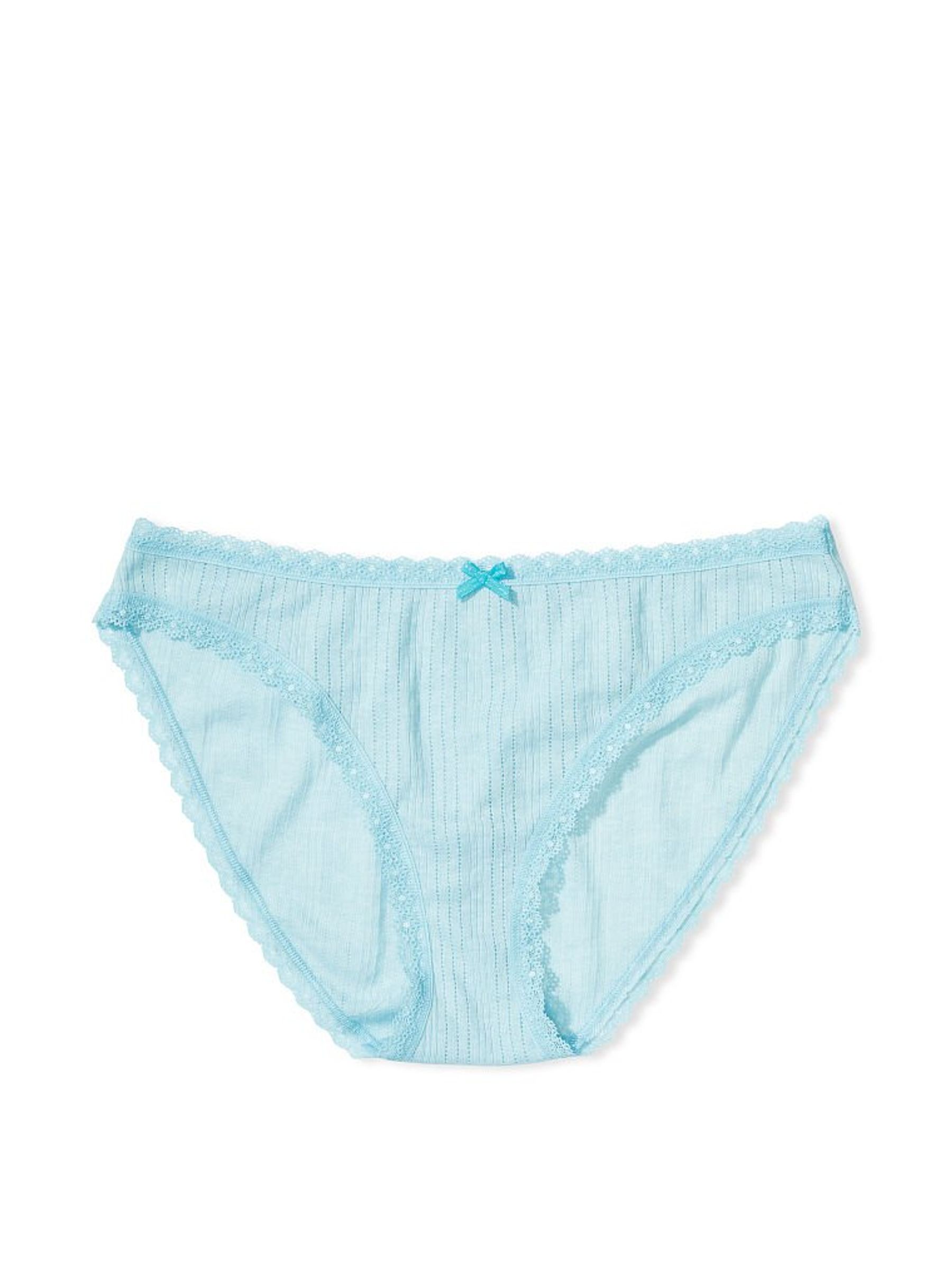 Breaker Blue Stretch Cotton Bikini Panty - Image 3 of 4
