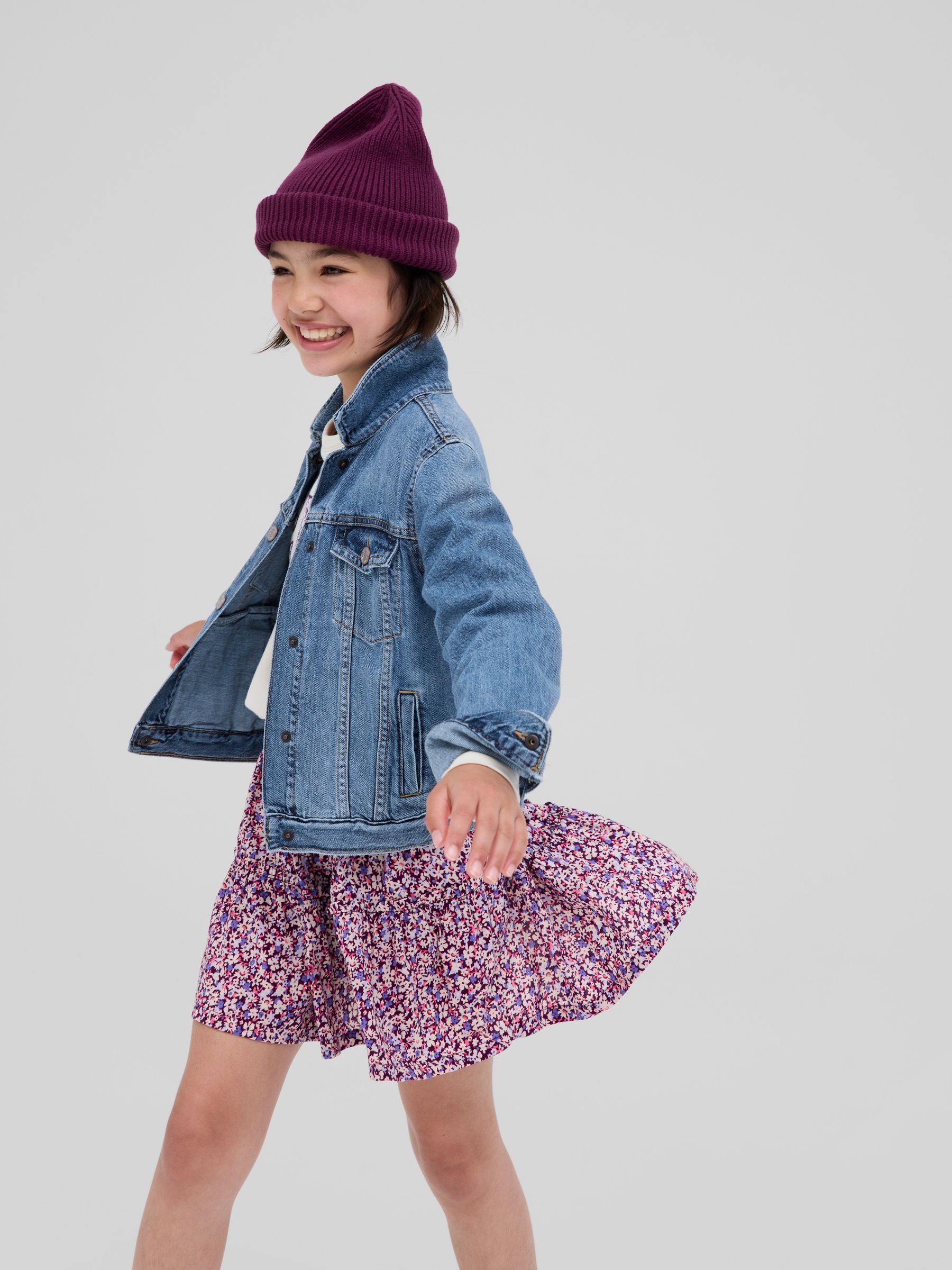 Denim Jacket Next Girls Winter Coats Blue Girls Jackets Age 11 - Main Image