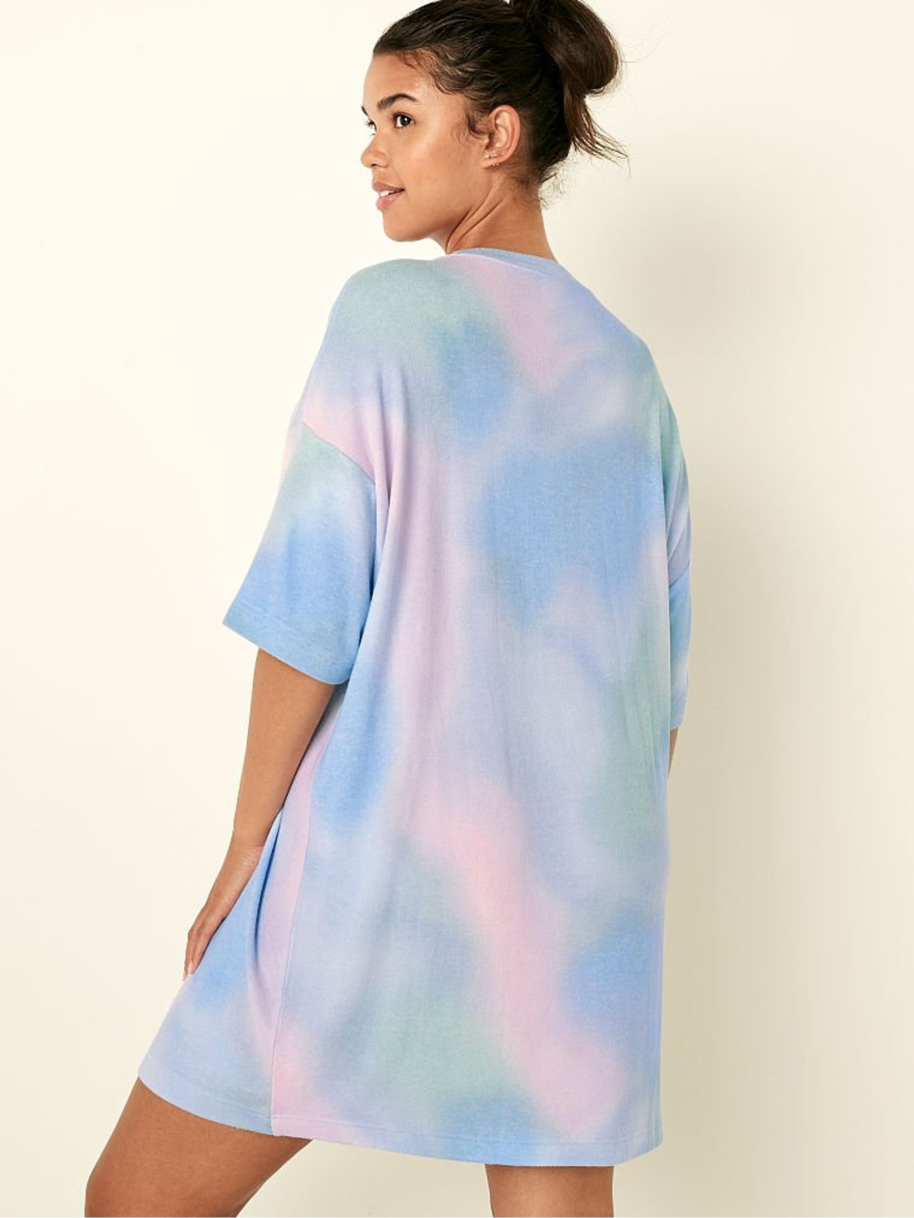 Artic Ice Blue Oversized Sleep Dress - Image 2 of 3