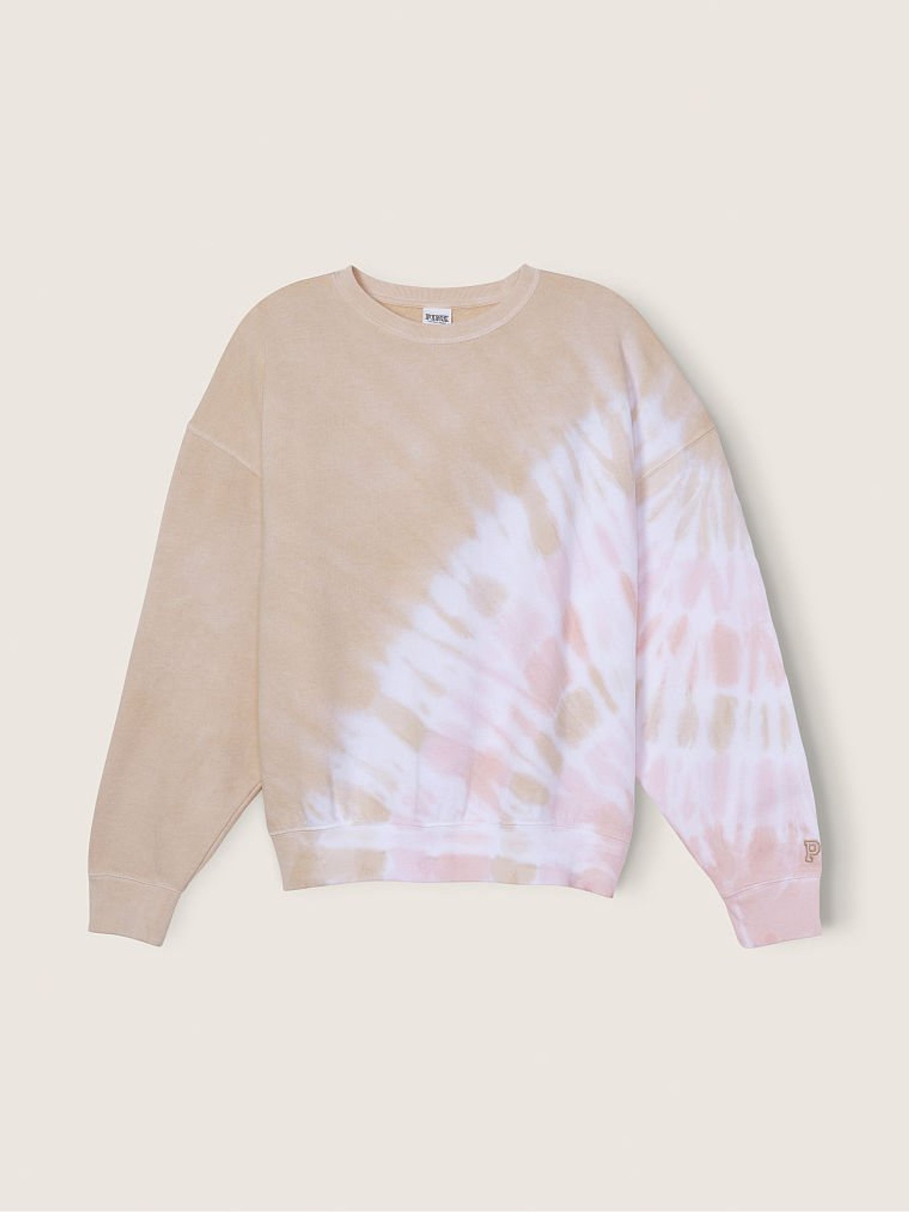 Light Sand Brown Fleece Crewneck Sweatshirt - Image 5 of 5 Light Sand Brown Fleece Crewneck Sweatshirt - Image 5 of 5
