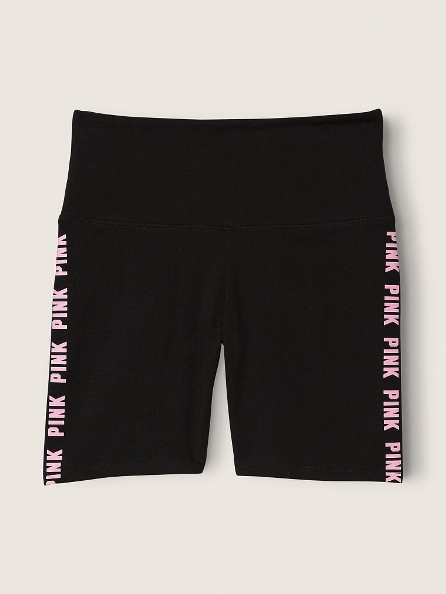 Black Cotton High Waist 6" Bike Short - Image 3 of 4