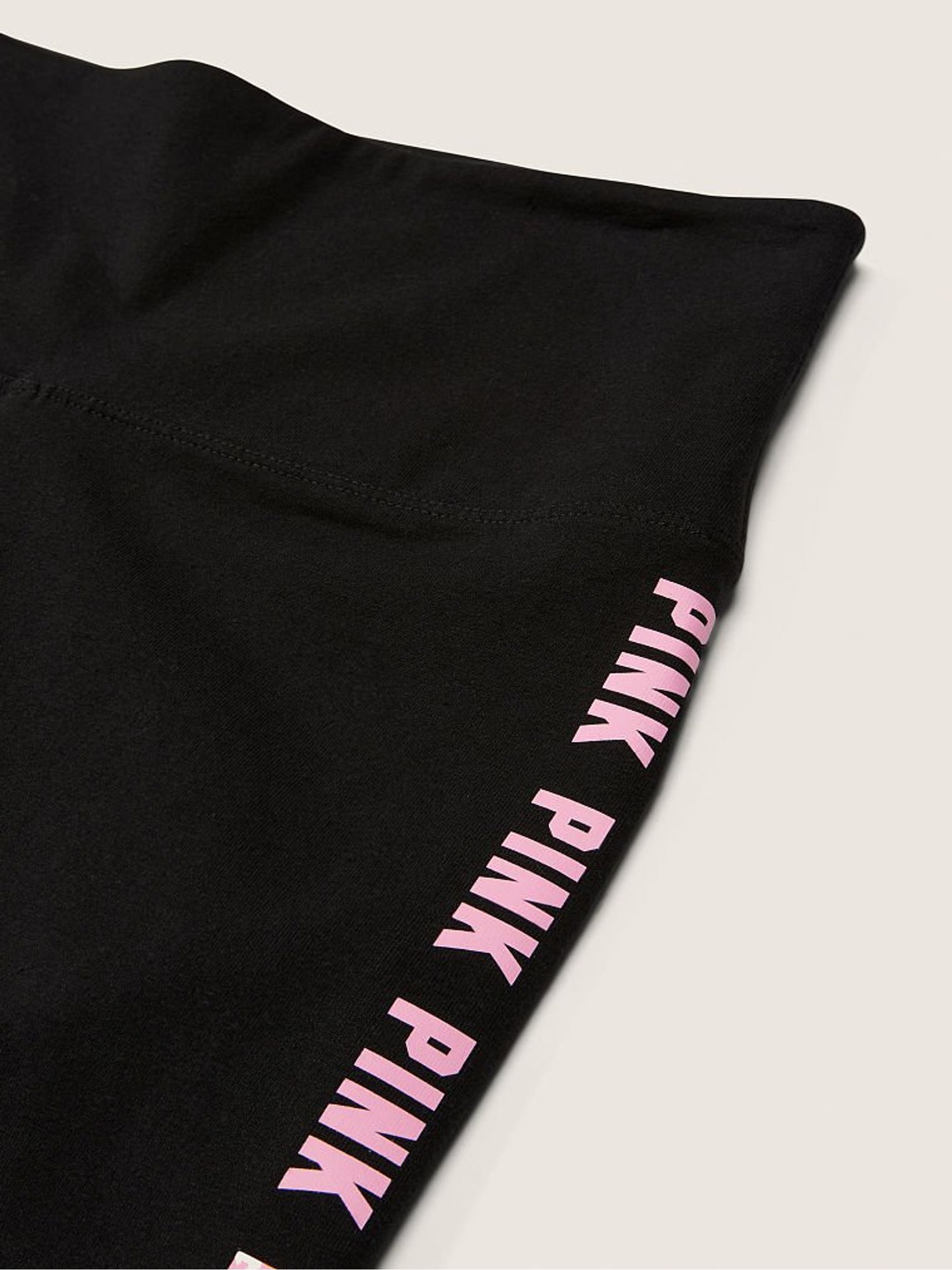 Black Cotton High Waist 6" Bike Short - Image 4 of 4