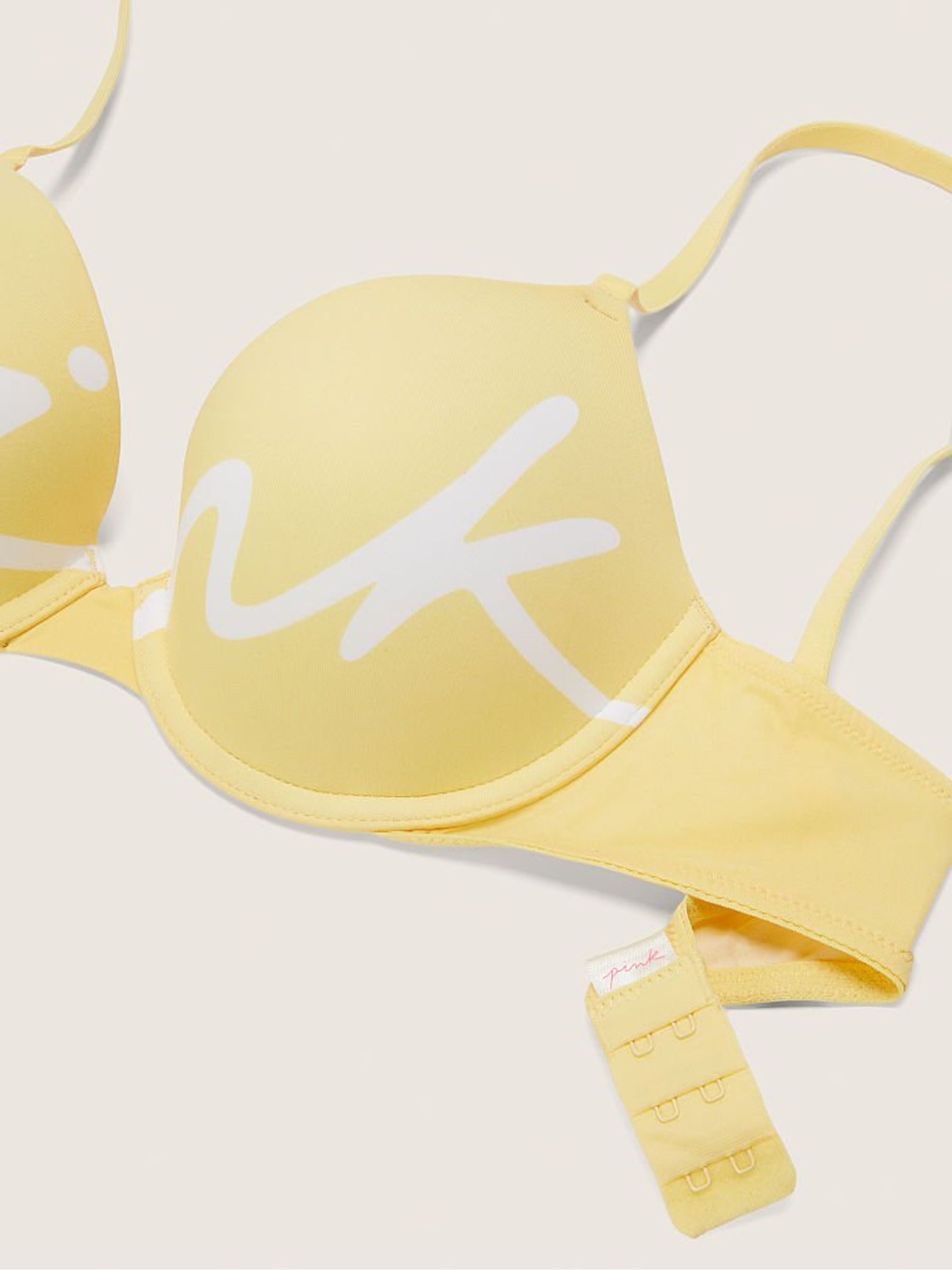 Pale Banana Logo Smooth Push Up T-Shirt Bra - Image 5 of 5