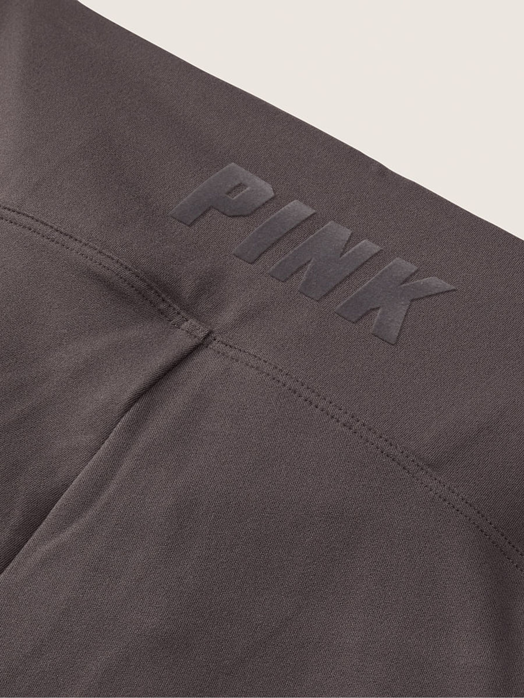 Dark Charcoal Adjustable Waist Ruched Leggings - Image 4 of 4