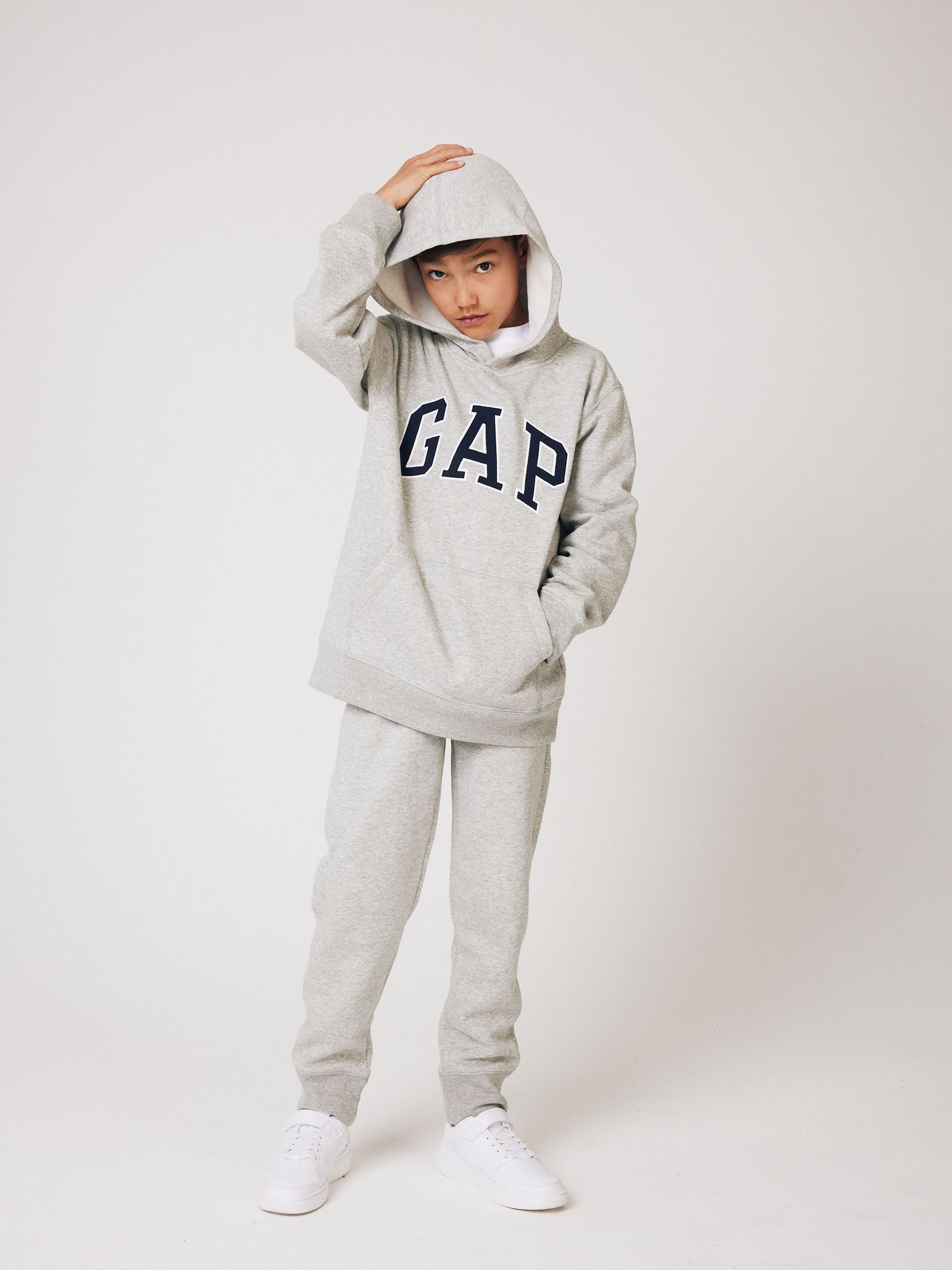 Grey Logo Hoodie (4-13yrs) - Image 4 of 6