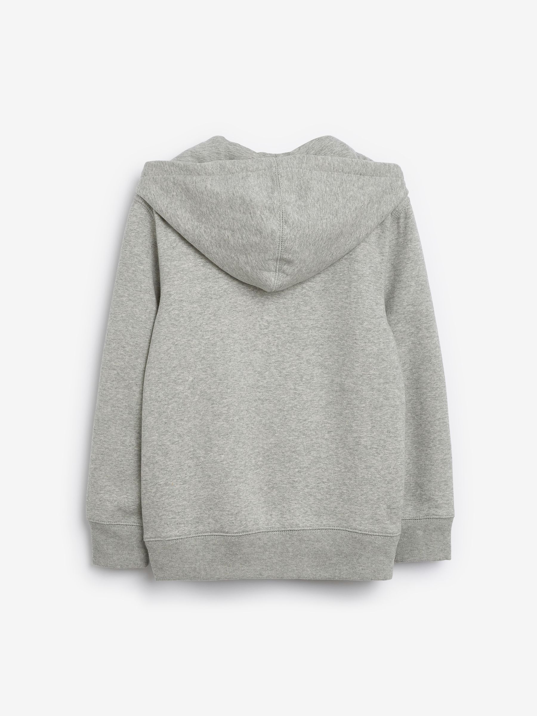 Grey Logo Zip Up Hoodie (4-13yrs) - Image 2 of 3
