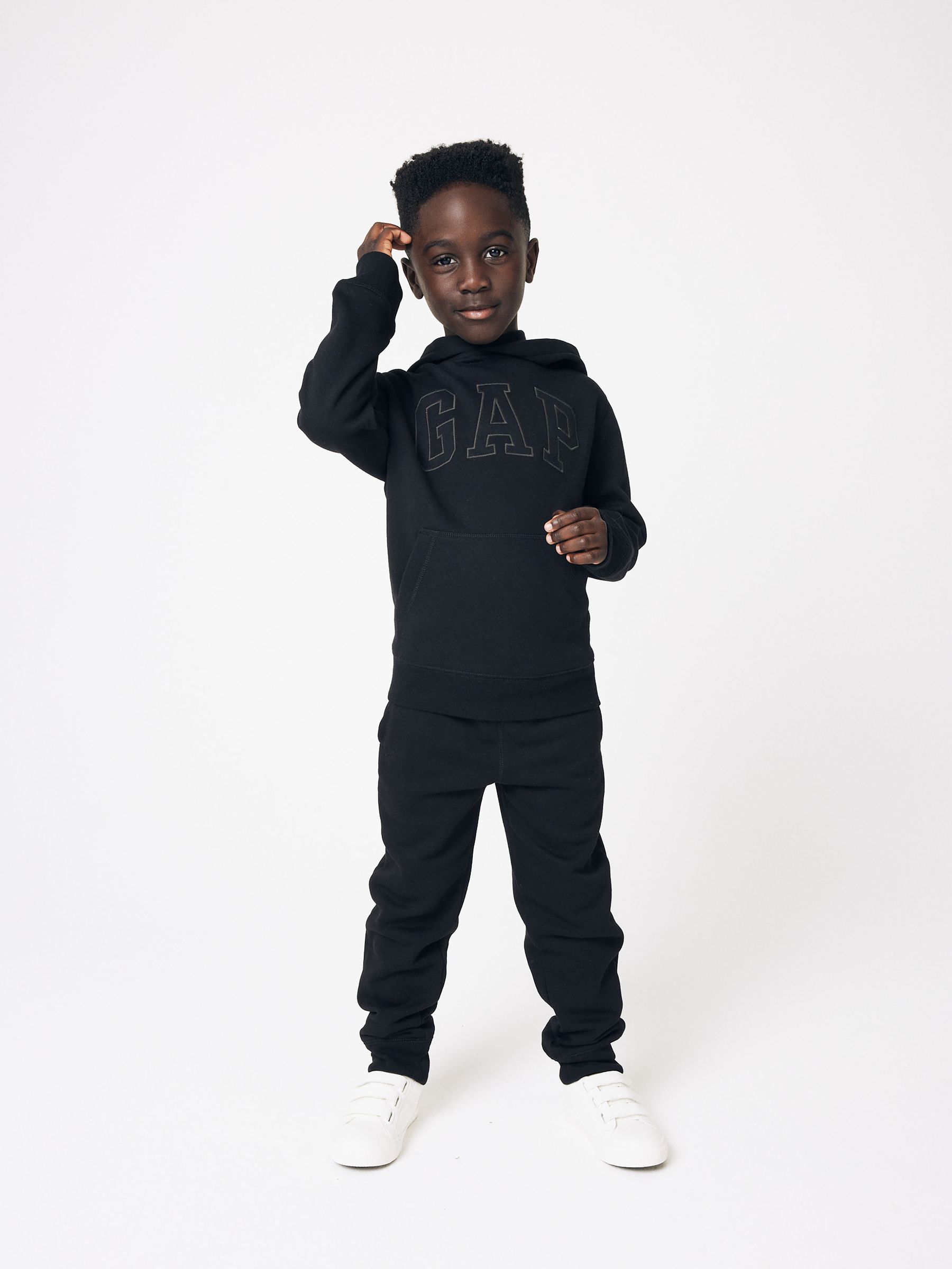 Black Logo Pull On Joggers (4-13yrs) - Image 2 of 6